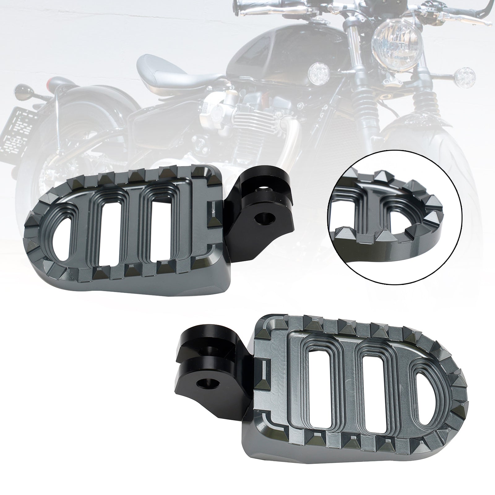 2016-2022 Bonneville T100 T120 Front Footrests Foot Peg