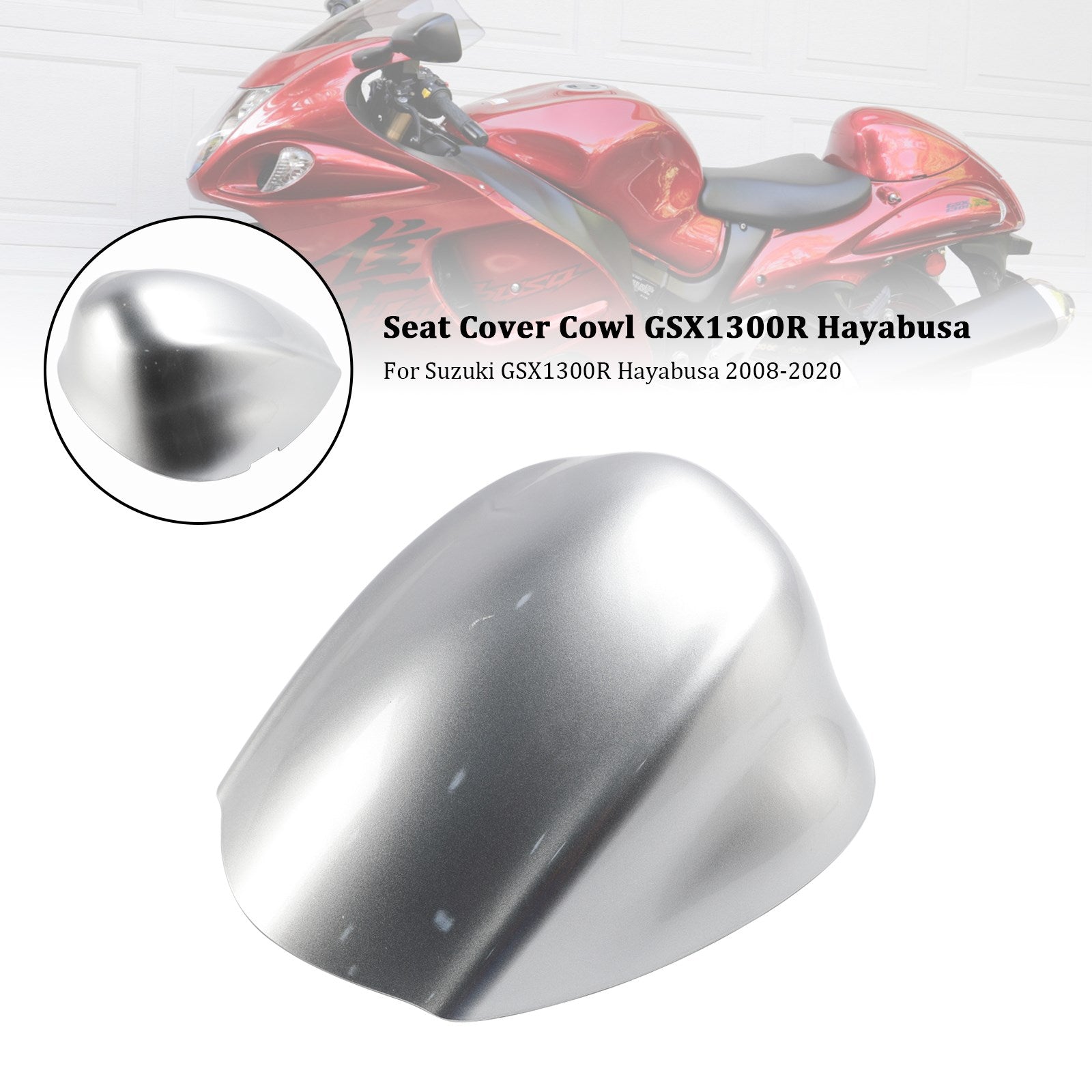 08-20 Suzuki GSX1300R GSX-R1300 Hayabusa Copertura carenatura sedile posteriore