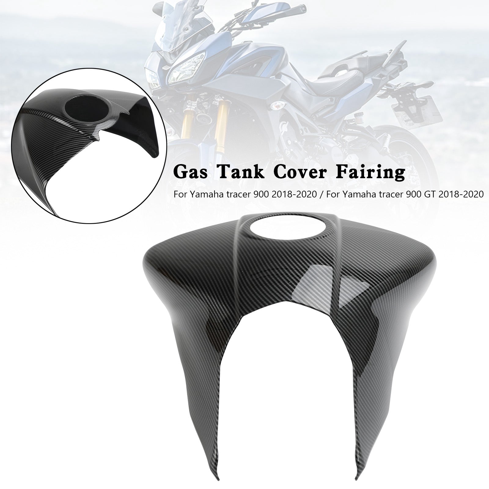 Protector de carenado de cubierta de tanque de gasolina para Yamaha tracer 900 / GT 2018-2020