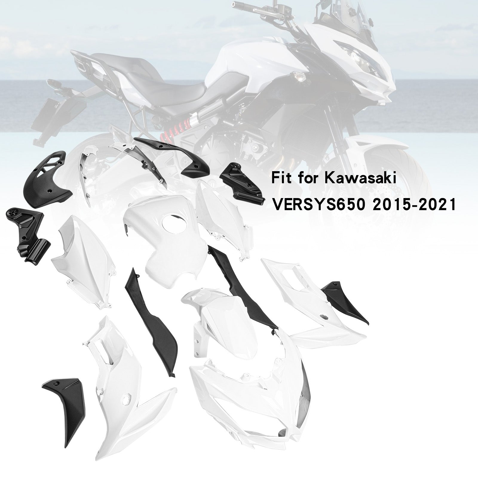 Amotopart Kawasaki VERSYS650 2015-2021 Verkleidungsset