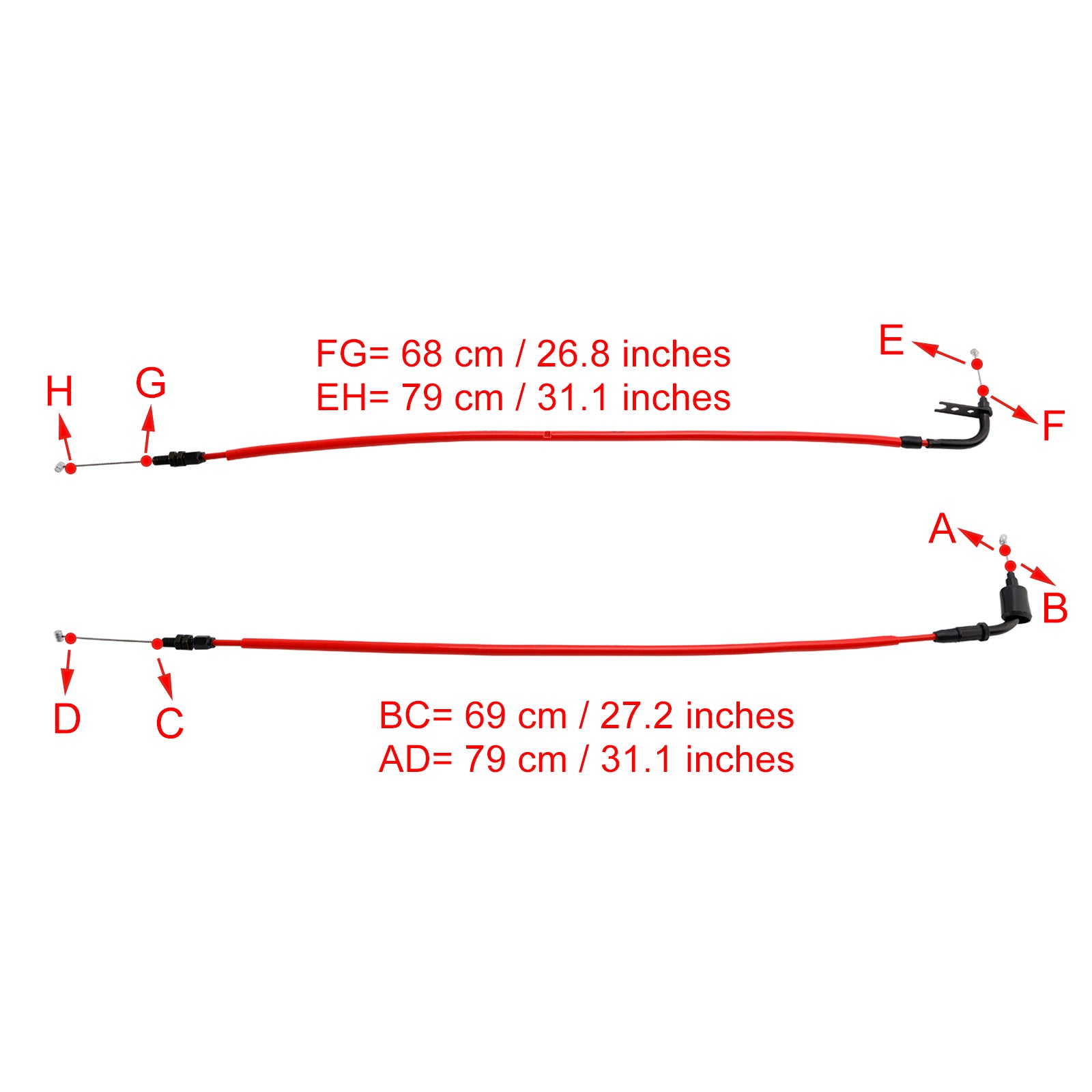 Suzuki GSXR1000 2009-2016 Throttle Cable Wire