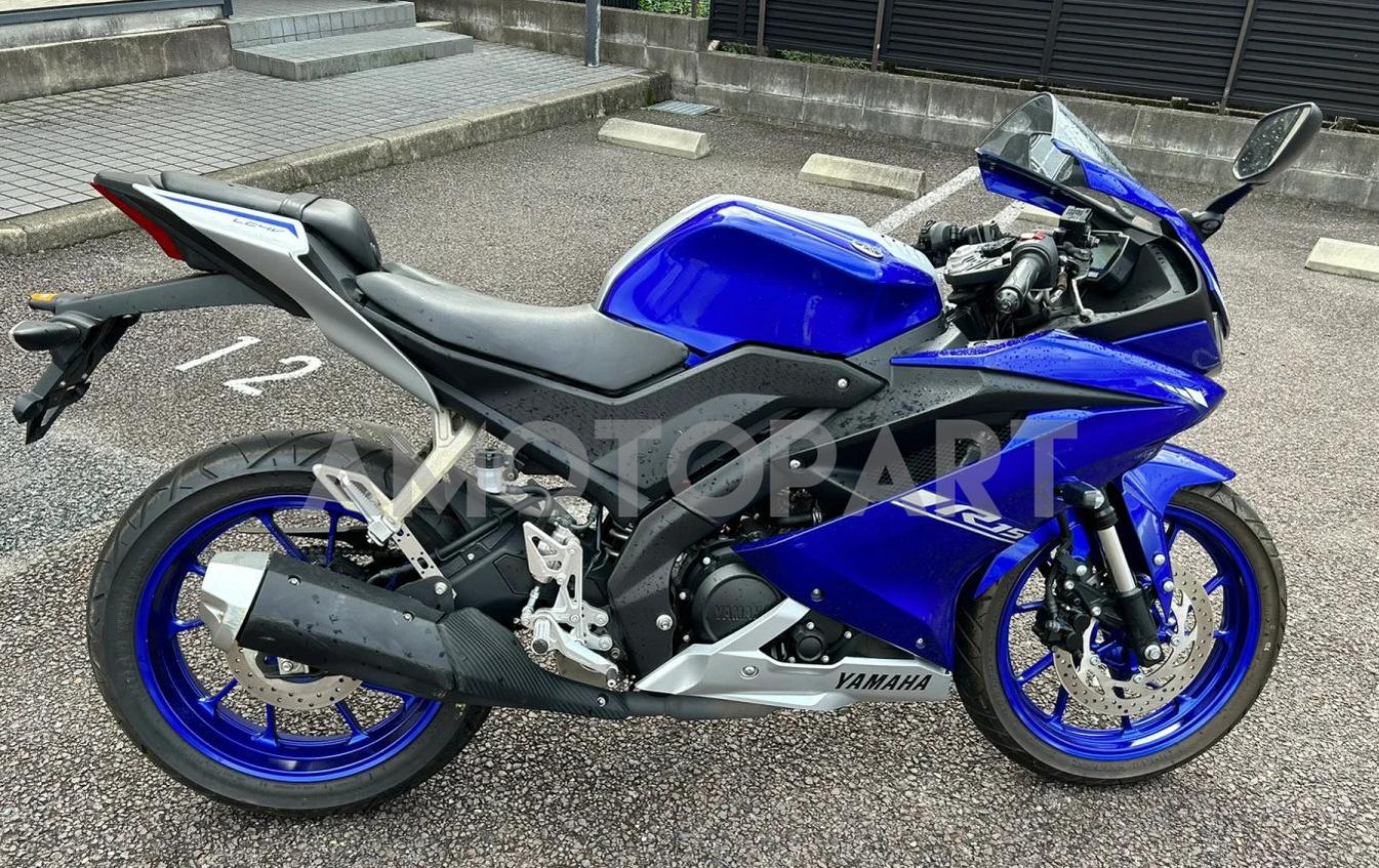 Amotopart 2018-2024 Yamaha YZF R15 Blue Black Fairing Kit