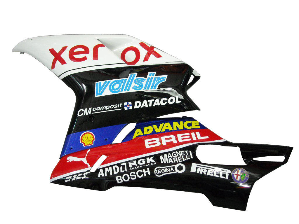 Amotopart 2007-2011 Ducati 1098/1198/848 Black White Blue Yellow Fairing Kit