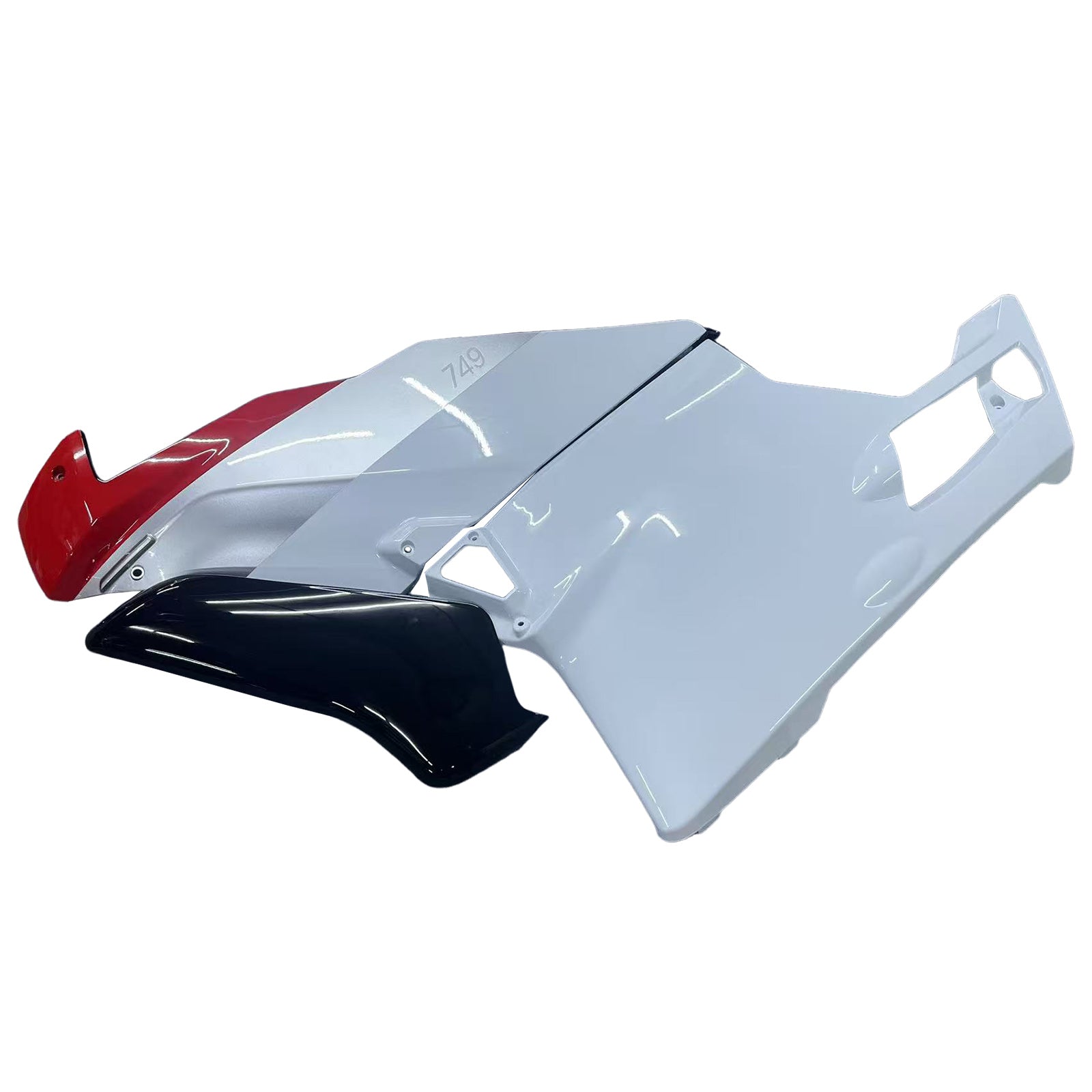 Amotopart 2005-2006 Ducati 999/749 Red White Black Fairing Kit