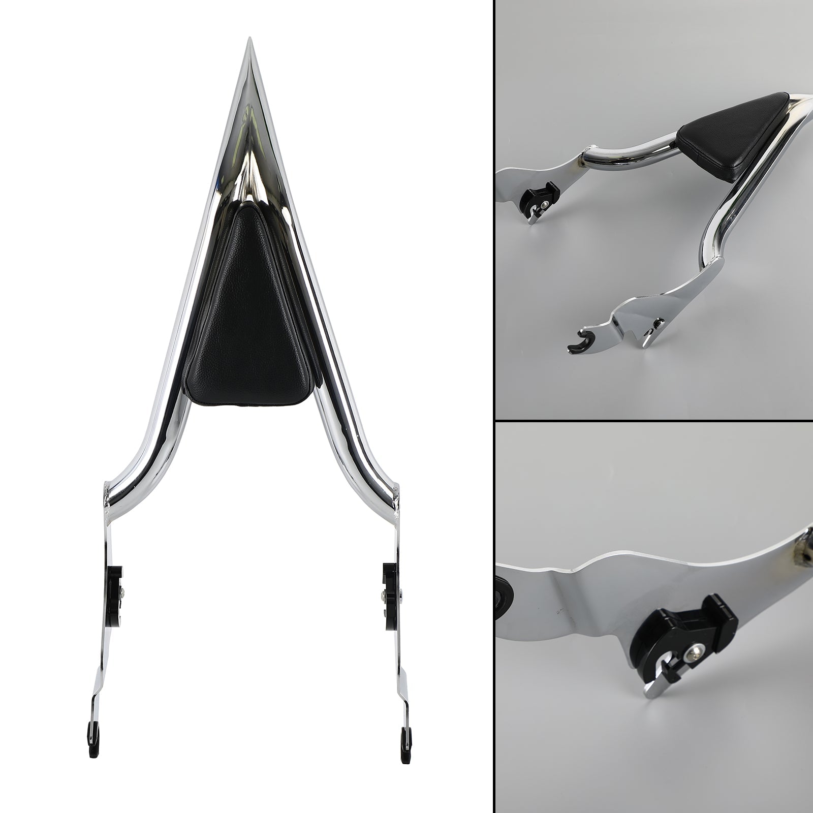 Chrom-Rückenlehne Sissy Bar für CVO Road Glide Street Road King 2009–2022