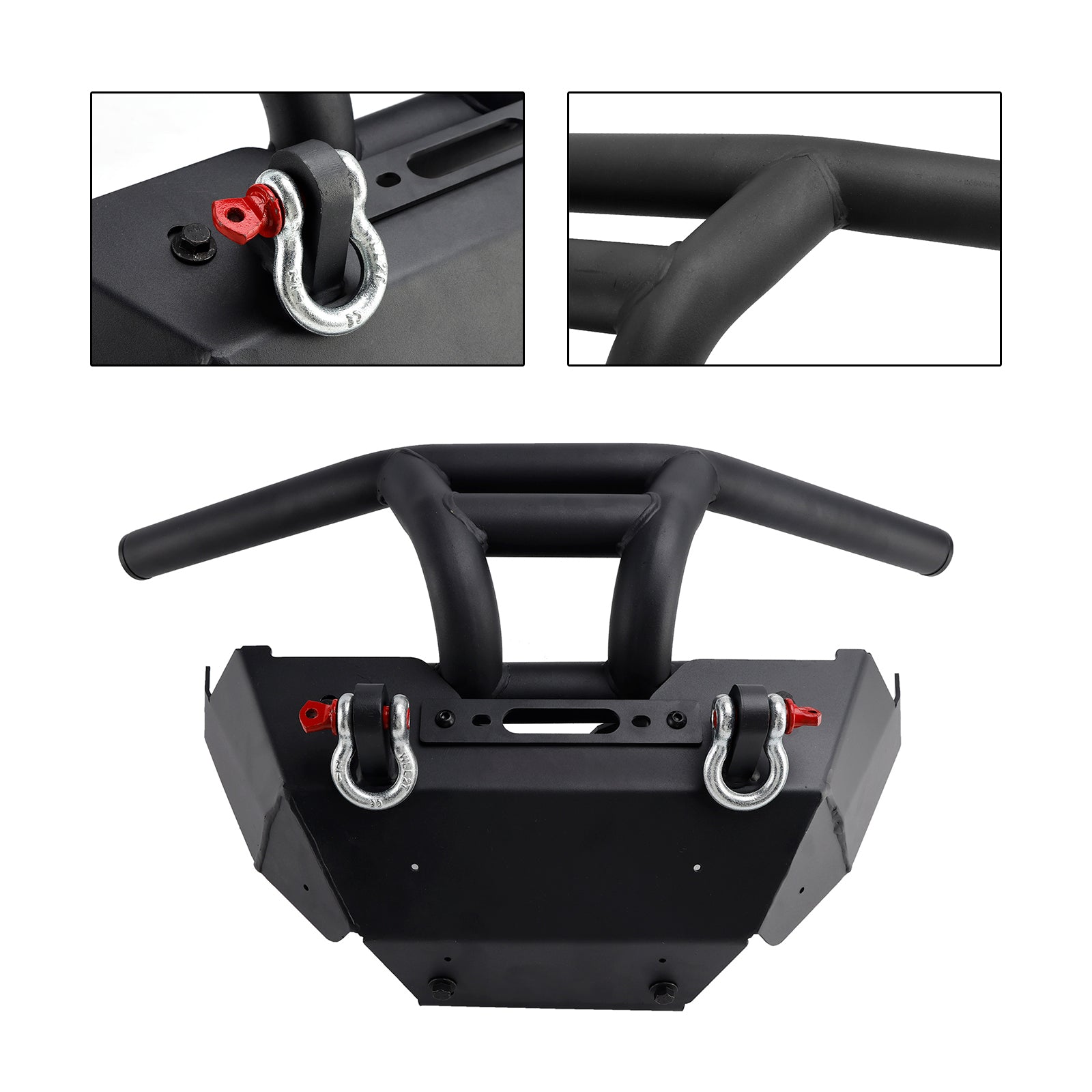 2017-2023 Can-Am Maverick X3 900 Turbo Winch Ready Front Bumper Mount Set
