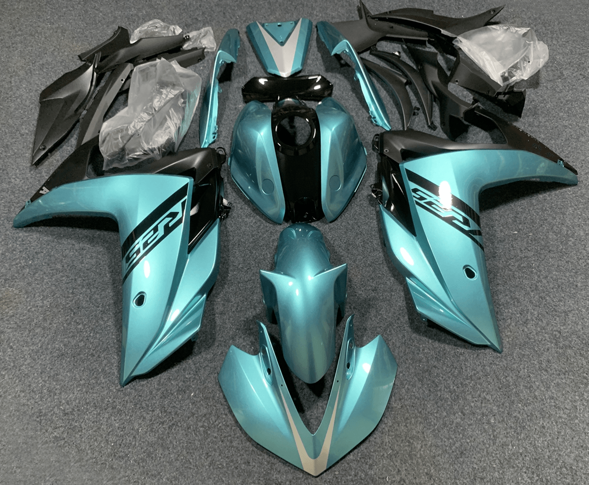 Amotopart Kit carena Azzurro Yamaha YZF-R3 2014-2018 R25 2015-2017