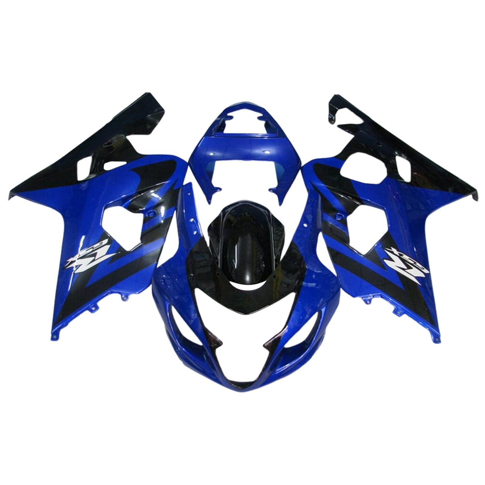 Amotopart 2004-2005 K4 GSXR 600/750 Suzuki Azul y Negro Style3 Kit de carenado