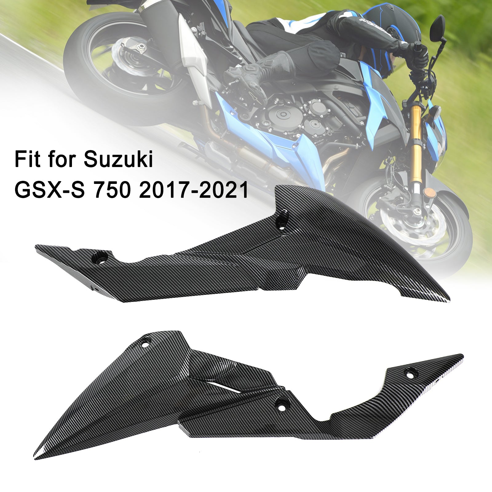 17-21 Suzuki GSXS GSX-S750 Lower Bottom Oil Belly Pan Guard Fairing