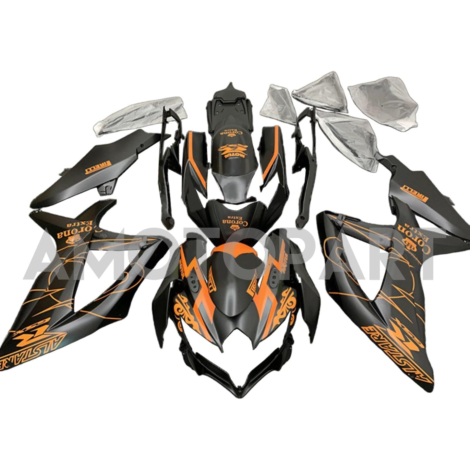 Amotopart 2008-2010 Suzuki GSXR 600/750 Collection de kit de carénage deux