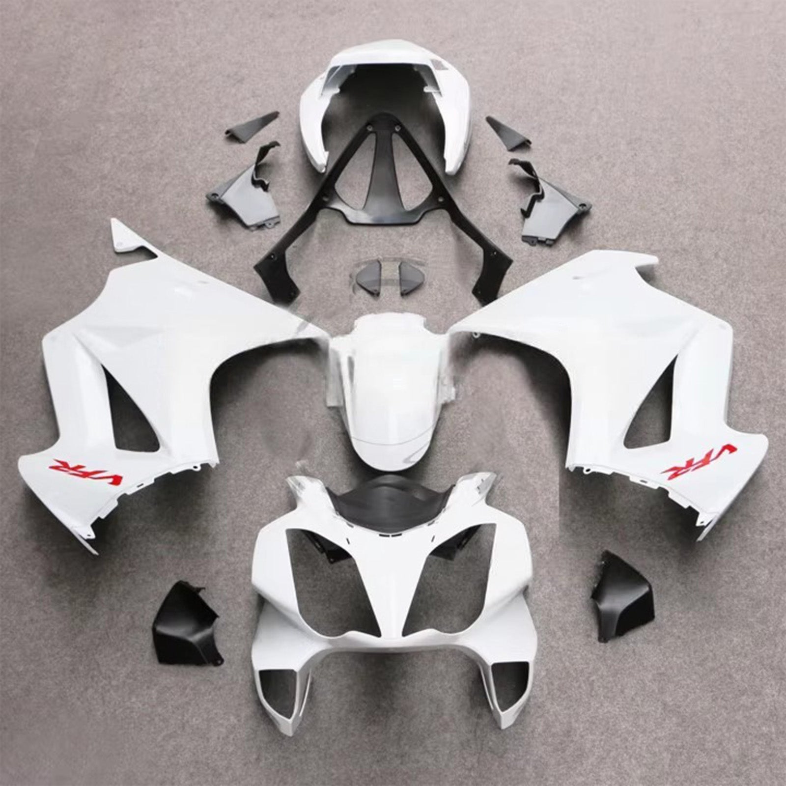 Amotopart 2002–2012 Honda VFR800 weißes Verkleidungsset
