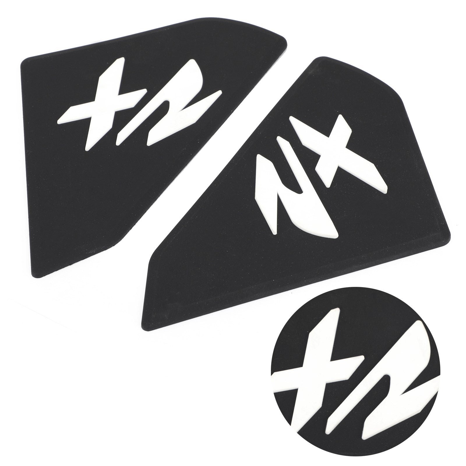 2X Bmw F900Xr 20+ Made Of Rubber Side Tankpad Fuel Tank Protector Black