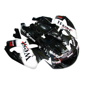 Amotopart Suzuki GSXR600 1996-2000 GSXR750 1996-1999 Kit carena bianco e nero