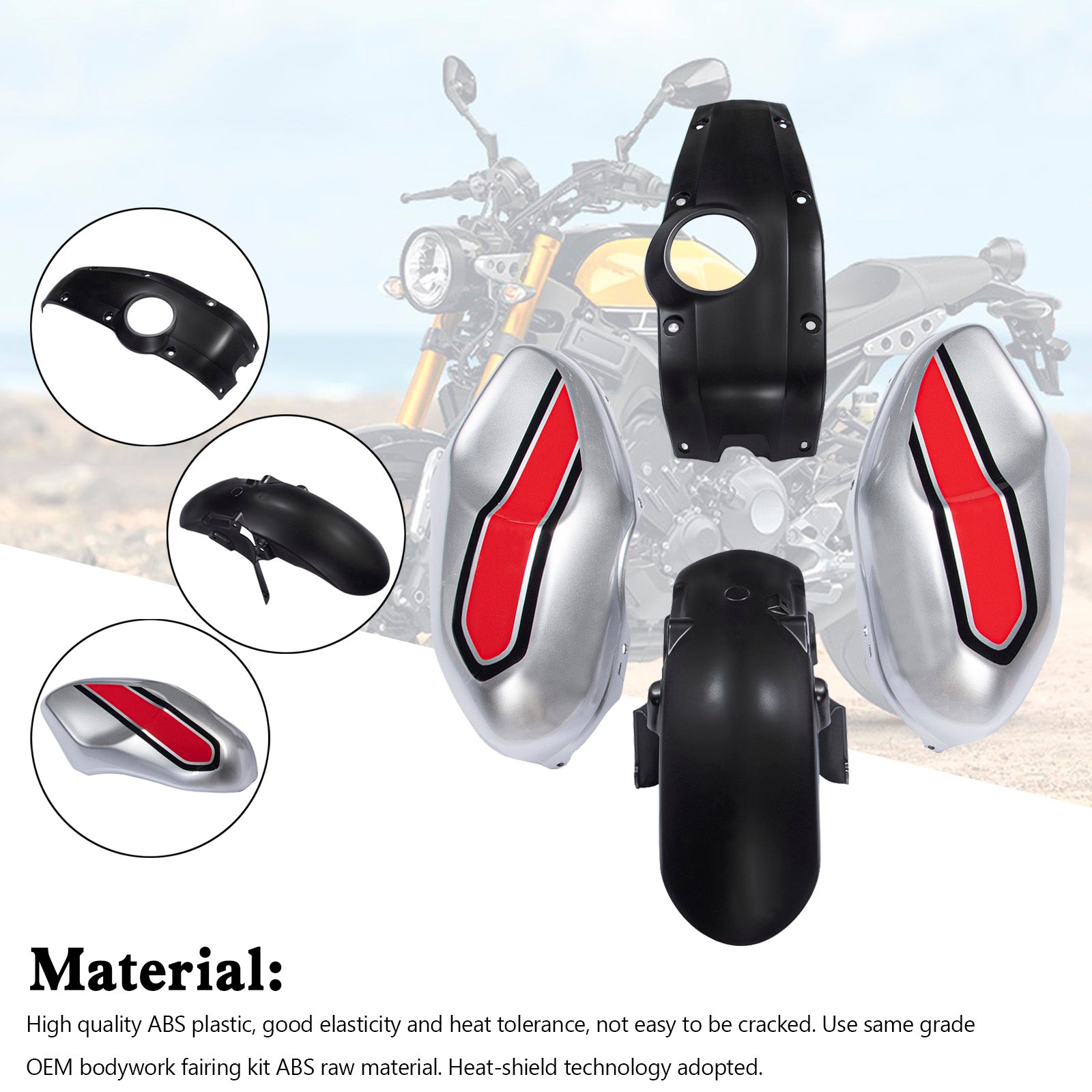 Amotopart 2016-2021 Yamaha XSR900 Fairing Kit