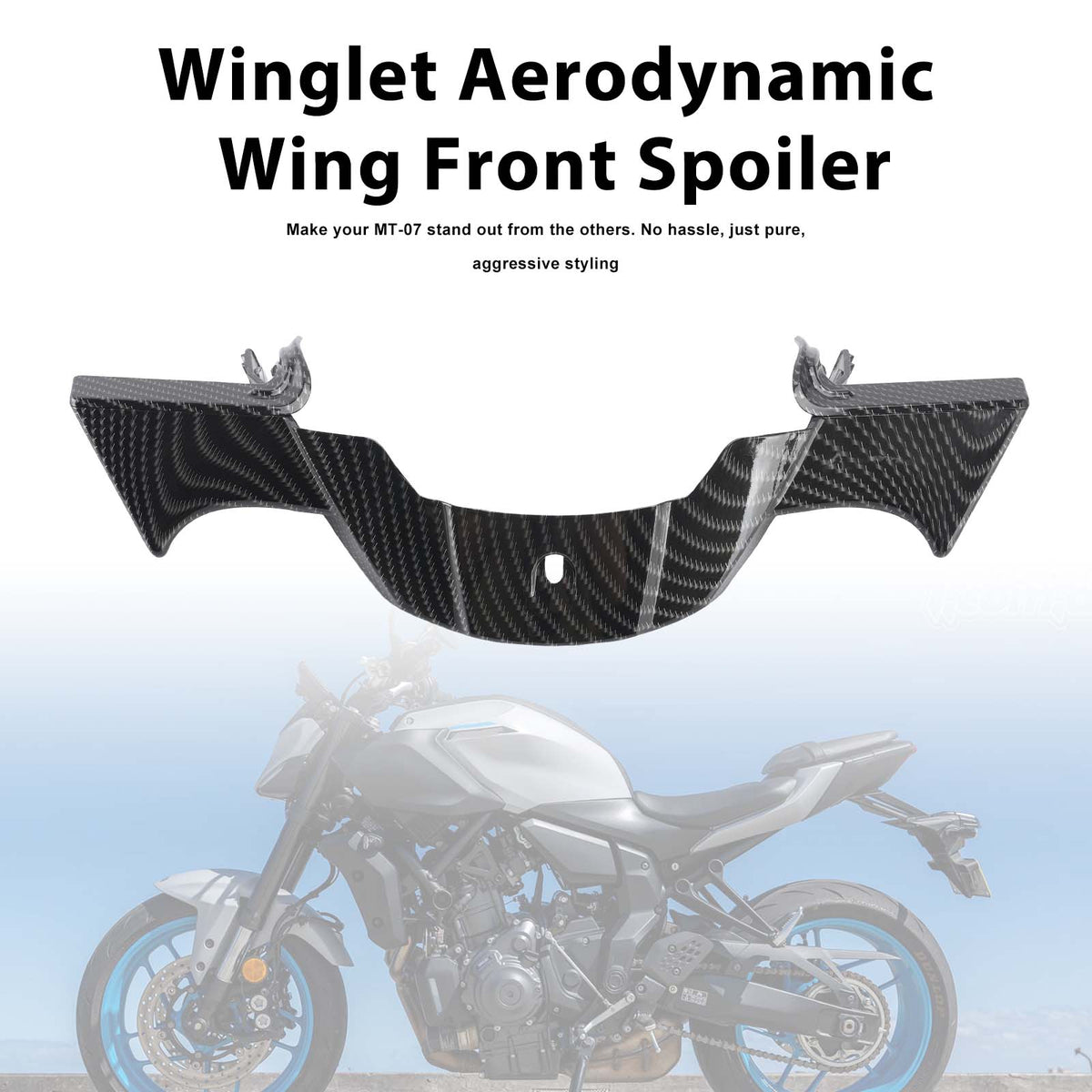 2025-2026 Yamaha MT-07 Winglet Aerodynamický přední spoiler křídla