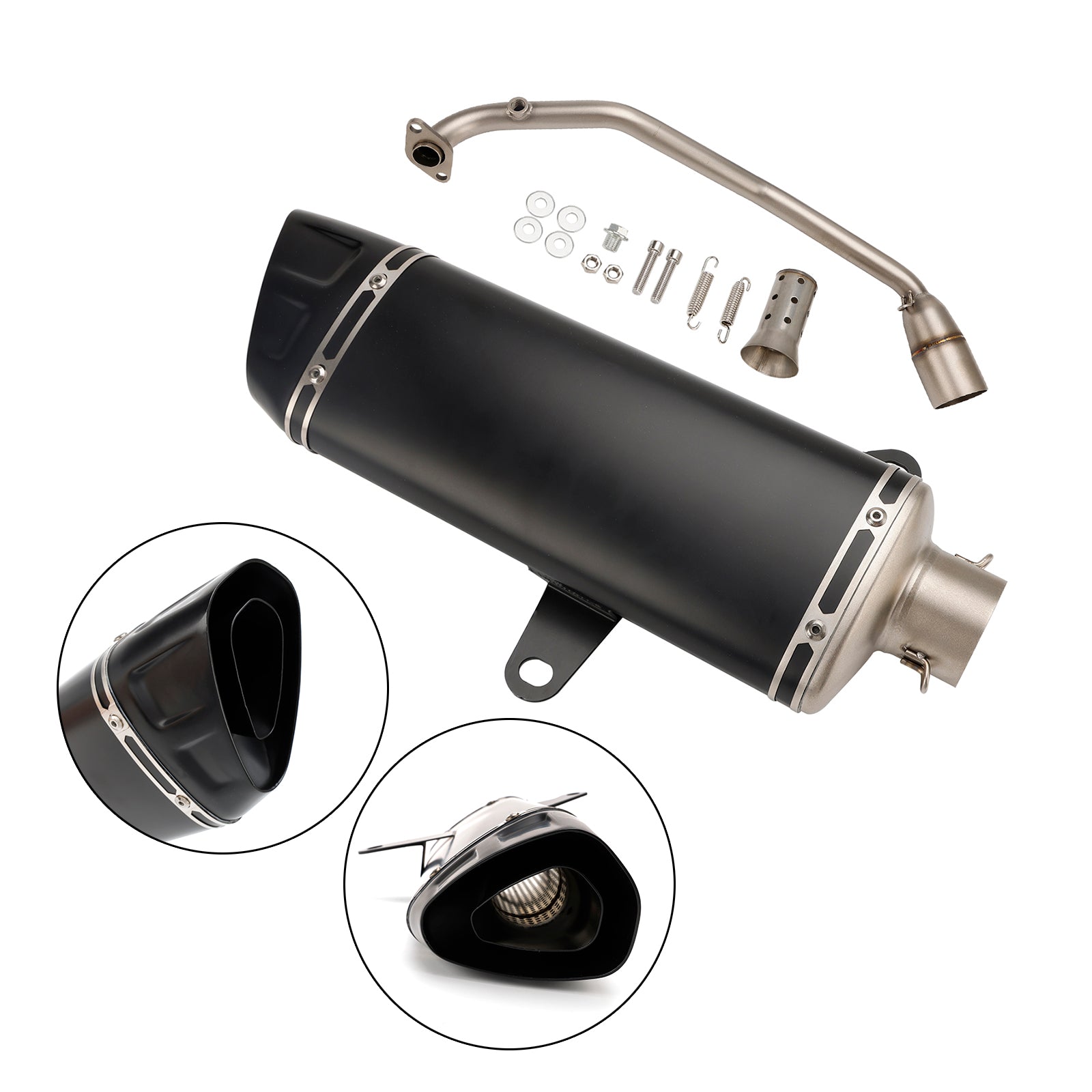 Silencieux d'échappement Slip-On avant et arrière noir, pour Honda Adv160 Adv 160 2022 – 2023