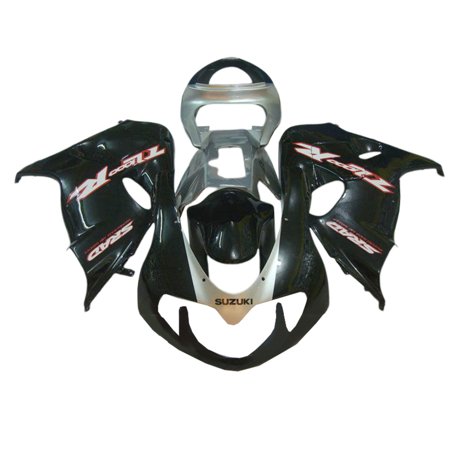 Amotopart 1998-2003 TL1000R Suzuki Black with Red Logo Fairing Kit