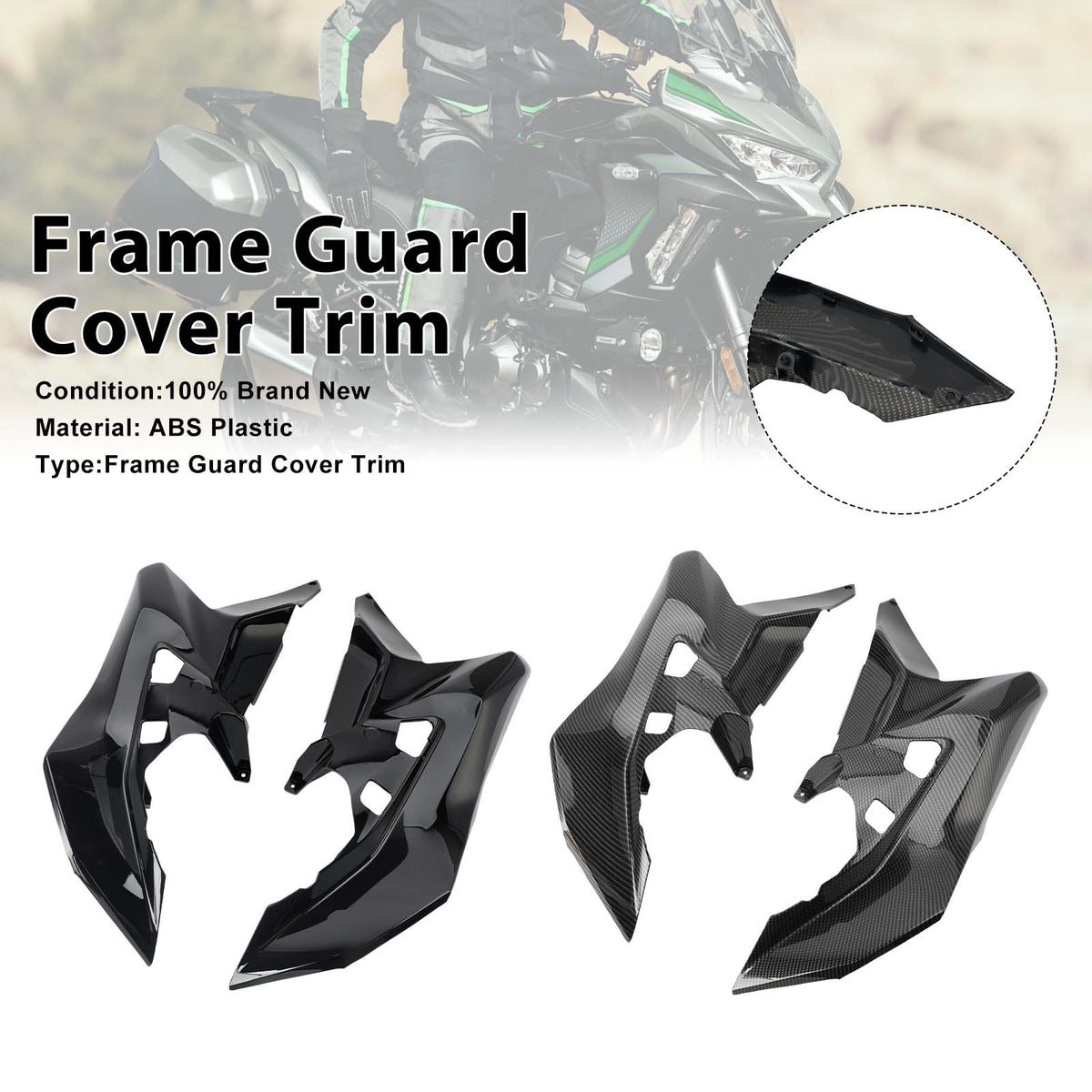 2019-2024 Kawasaki Versys 1000 Frame Guard Side Cover Fairing