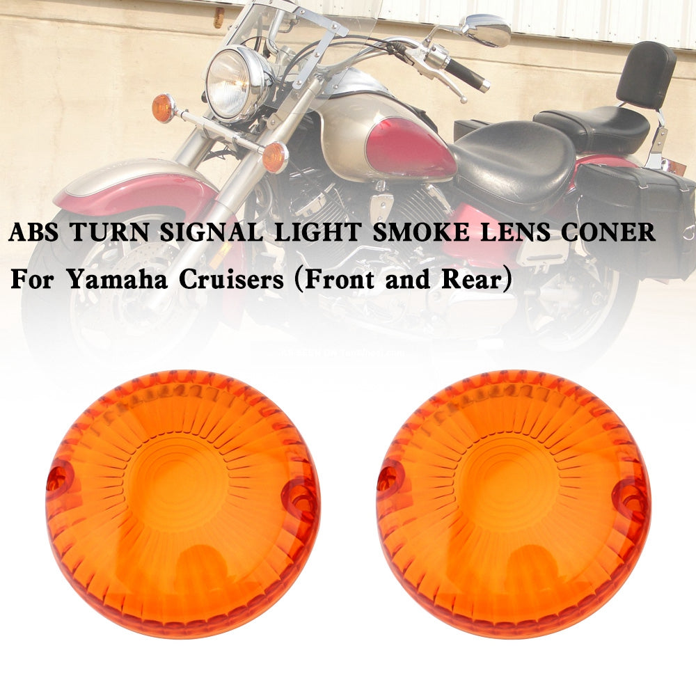 Turn Signal Light Lens Cover For Yamaha V Star 650 1100 Vmax 1200/1700