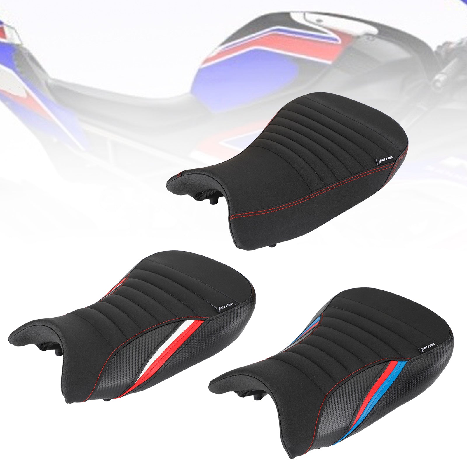 19-22 BMW S1000RR Asiento delantero del conductor Raider Sillín del pasajero