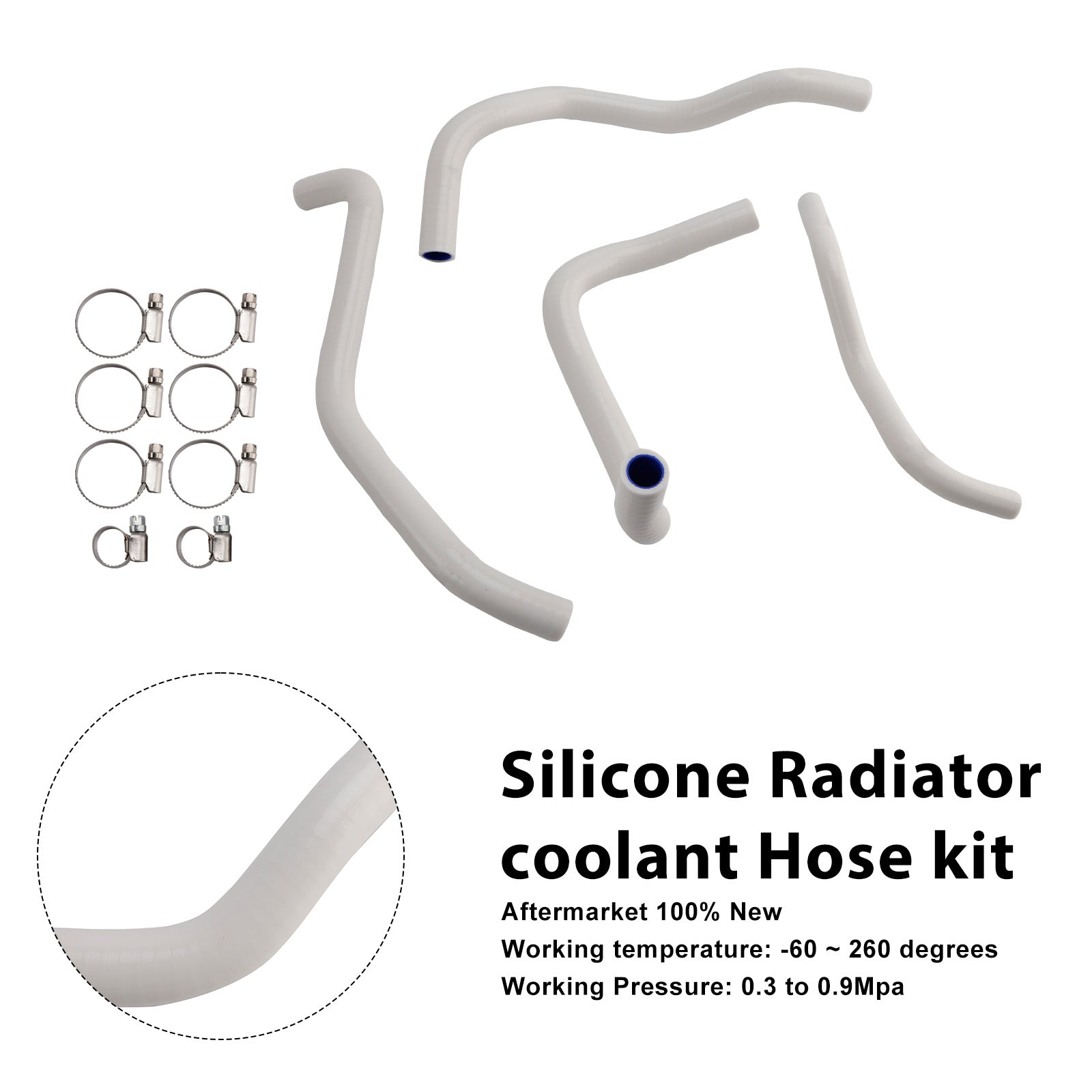 Honda NX400 NX500 CB500 CB500F/X/R Silicone Radiator coolant Hose