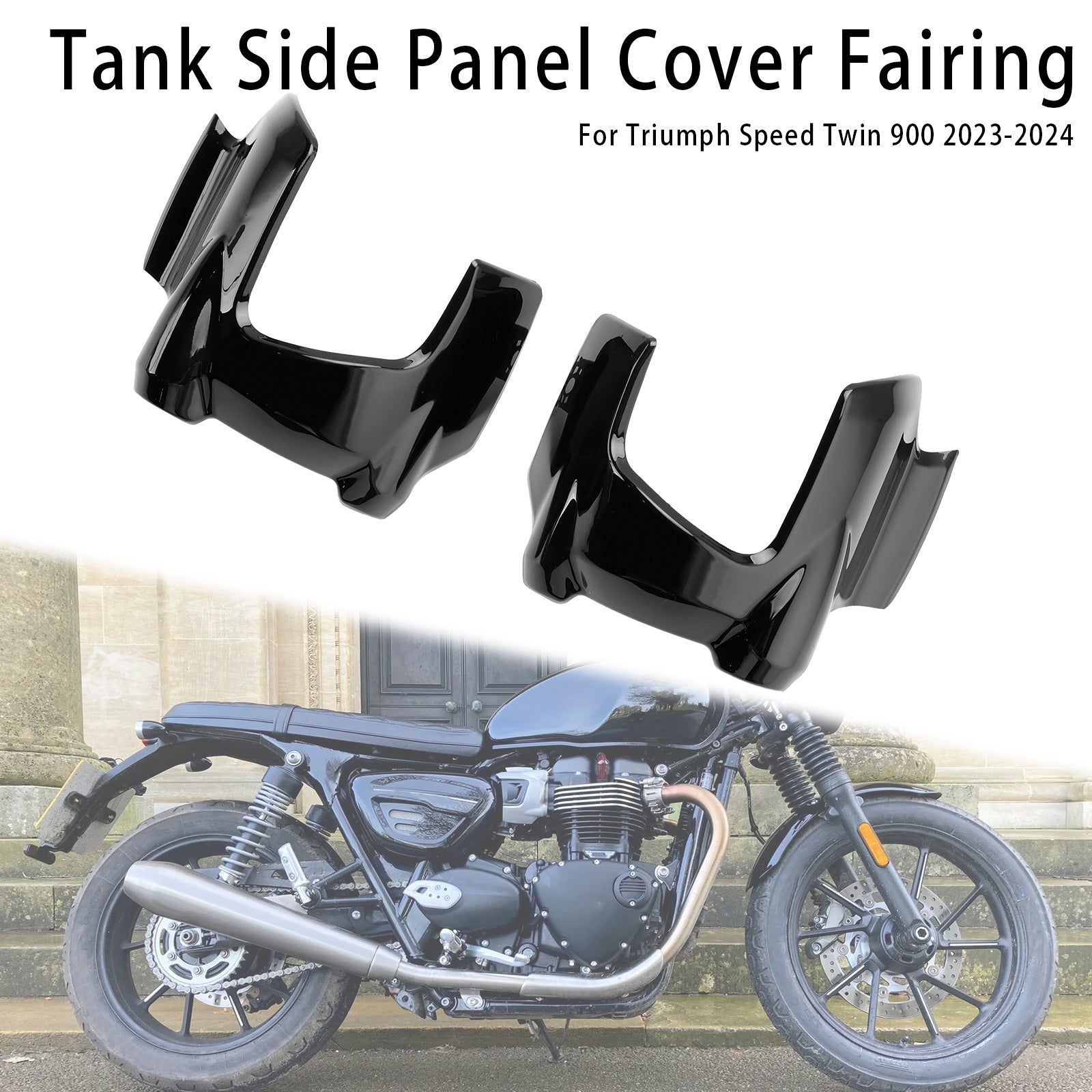 23-24 Speed ​​Twin 900 Tank Seitenabdeckung Verkleidung Verkleidung