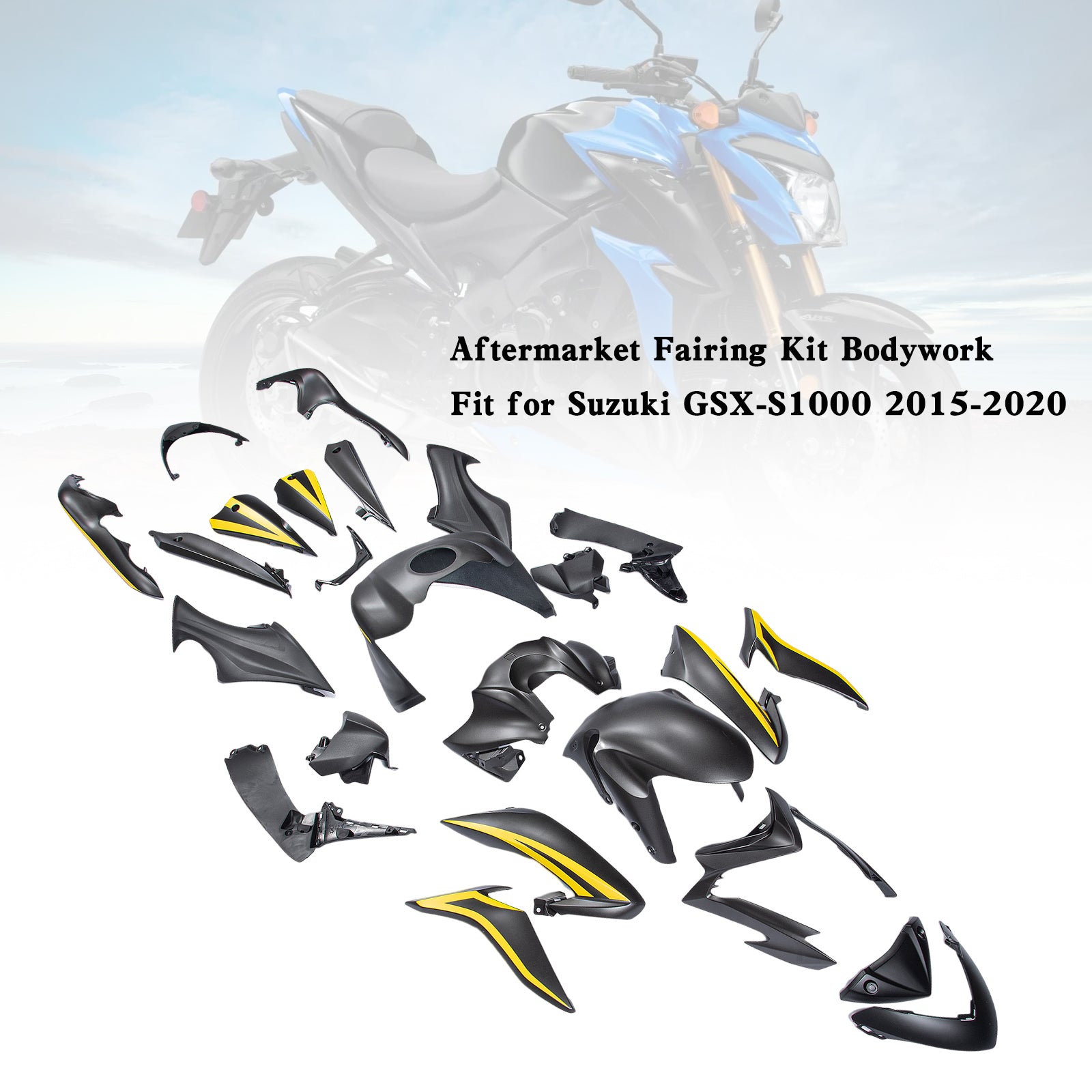 Amotopart (2015-2020) Suzuki GSX-S 1000 Fairing Kit Colletion 1