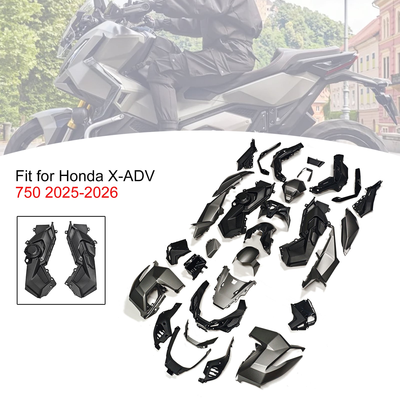 Amotopart 2025-2026 Honda X-ADV 750 Collection de kits de carénage
