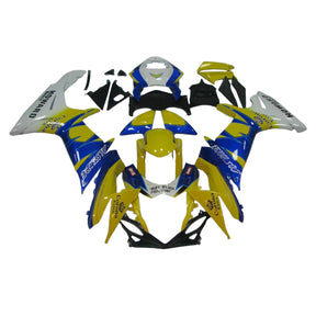 Amotopart 2011-2024 K11 GSXR 600/750 Suzuki Yellow&Blue Fairing Kit