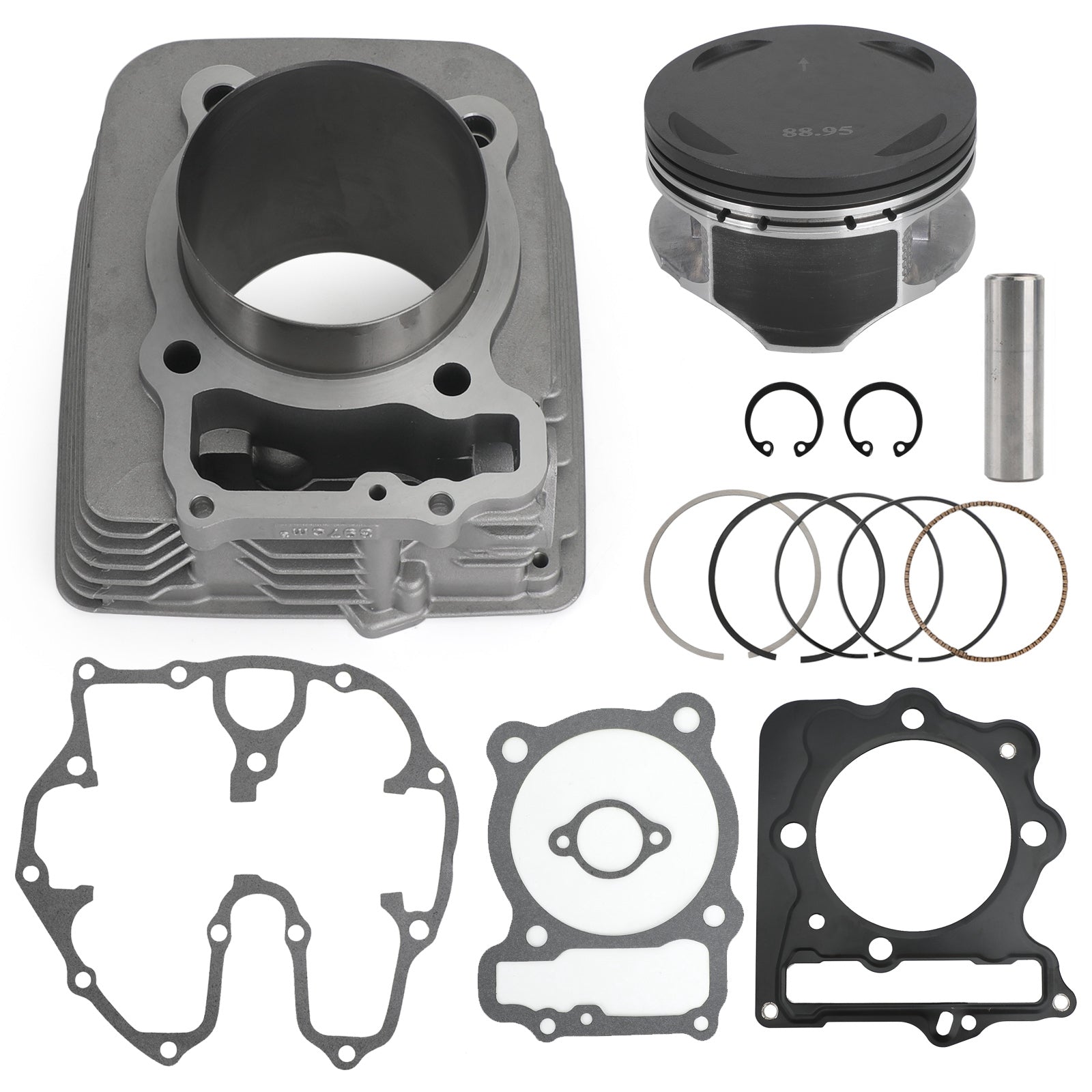 Kit de reconstrucción de extremo superior de cilindro de jarra de gran calibre, 440cc, 89mm, Honda TRX400EX TRX400X, 1999-2014