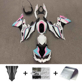 Amotopart 2019-2024 Ninja ZX-25R ZX-4R ZX-4RR Kawasaki Kit carena rosa e blu