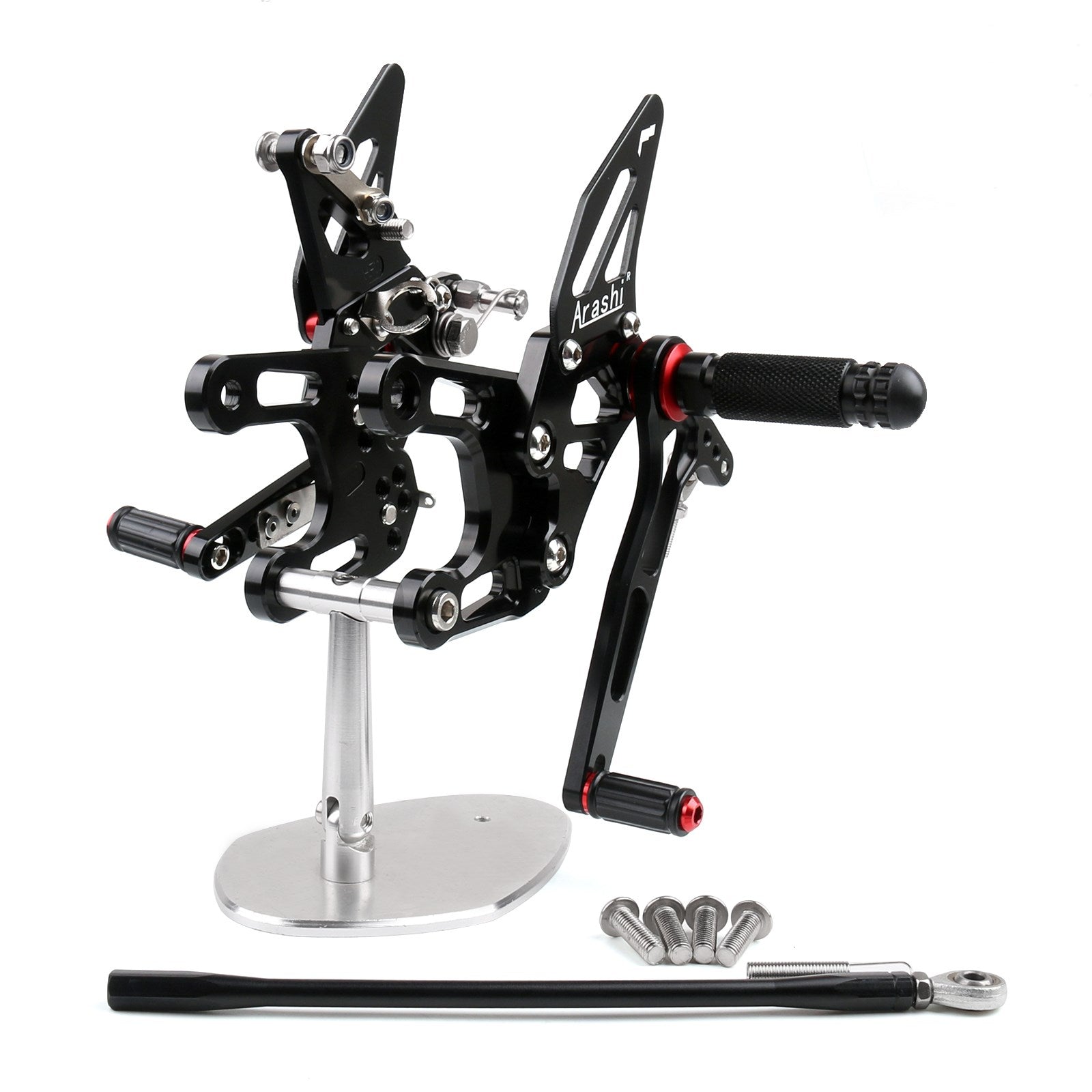 zx10rパーツ Kawasaki ZX10R ZX 10R 08-10 Rearset Rear set Black