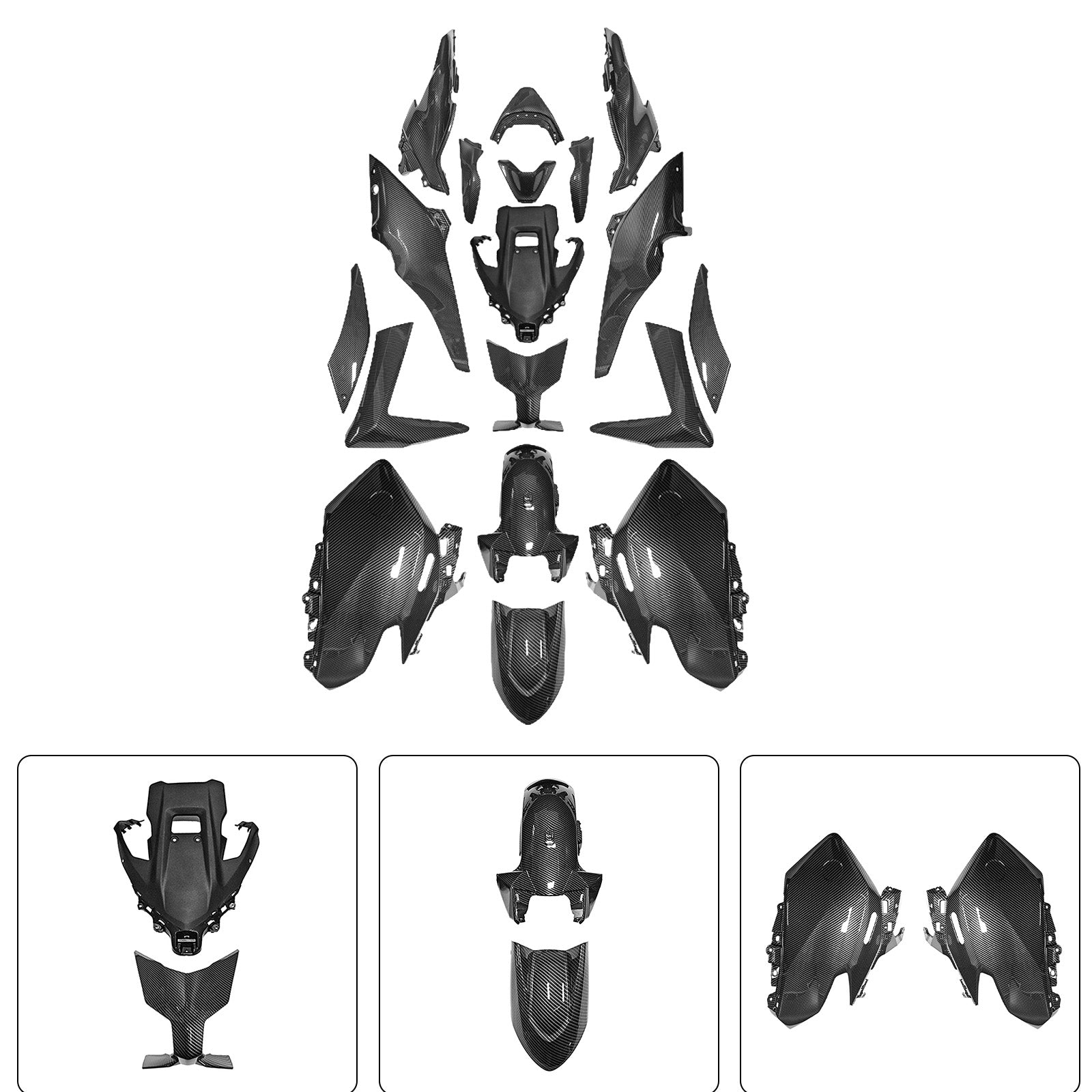 Amotopart 2025-2026 Yamaha TMAX560 Fairing Kit Collection