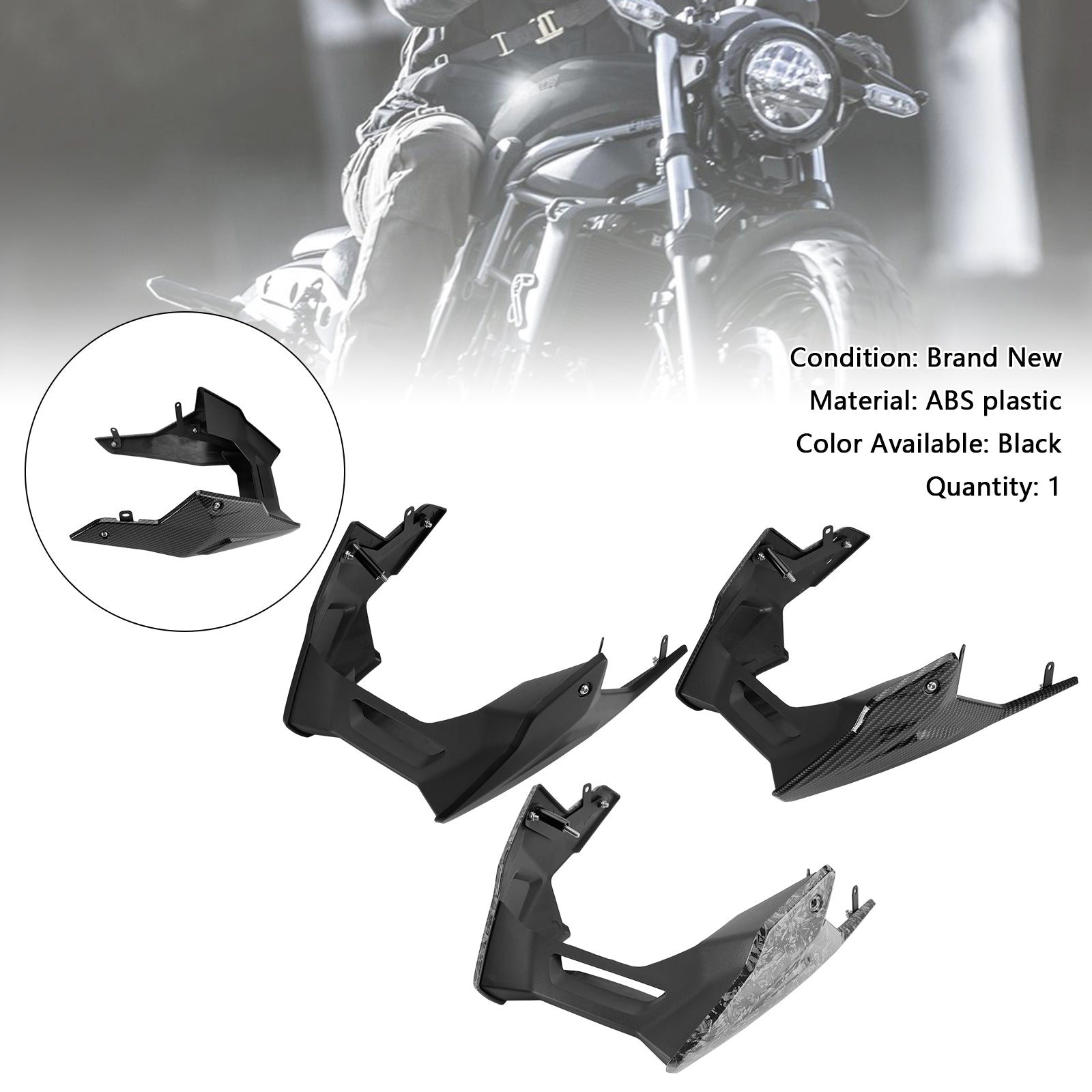 2024-2025 Kawasaki Eliminator 400/450/500 Lower Fairings Full Belly Pan