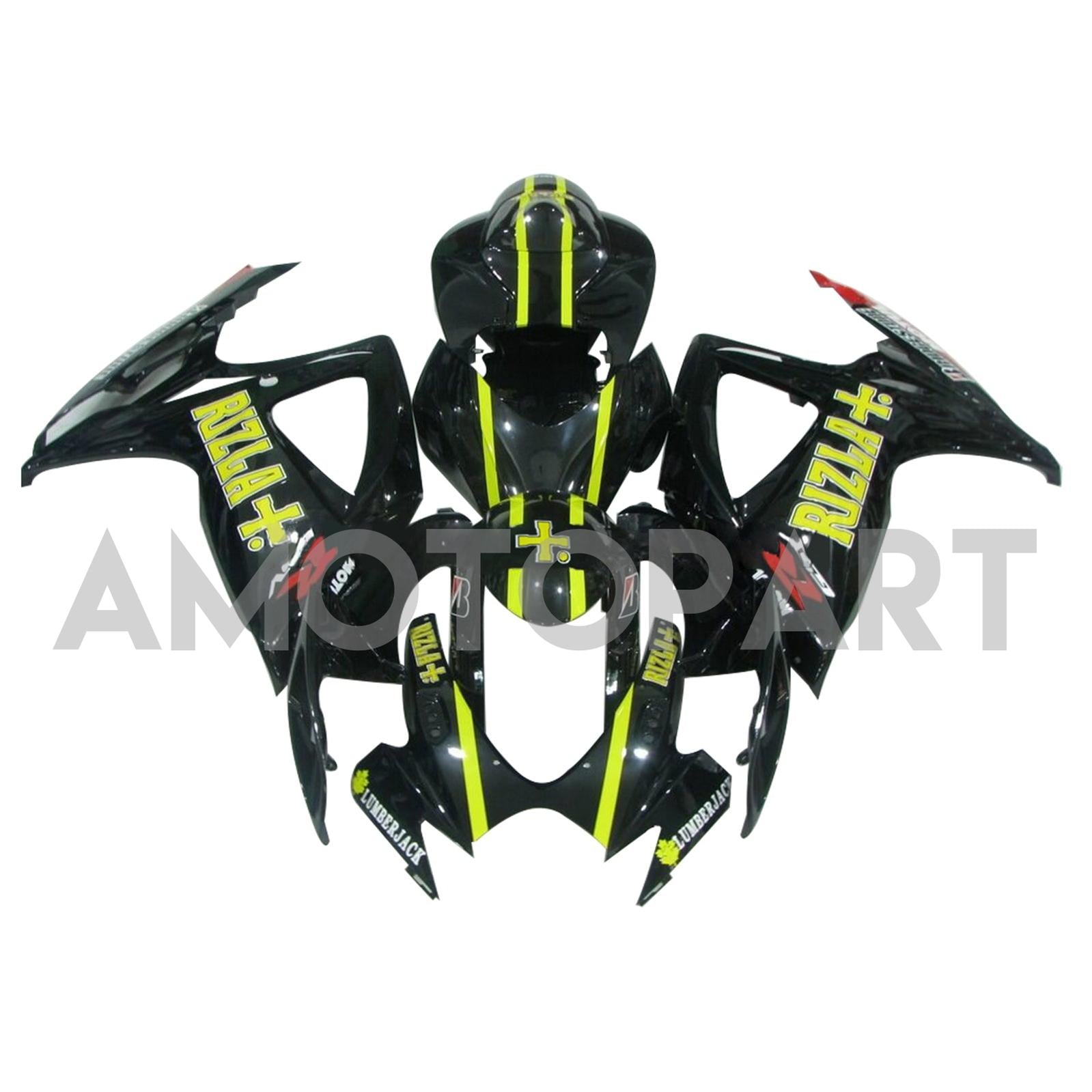 Amotopart 2006-2007 Suzuki GSXR600 750 Collection de kit de carénage