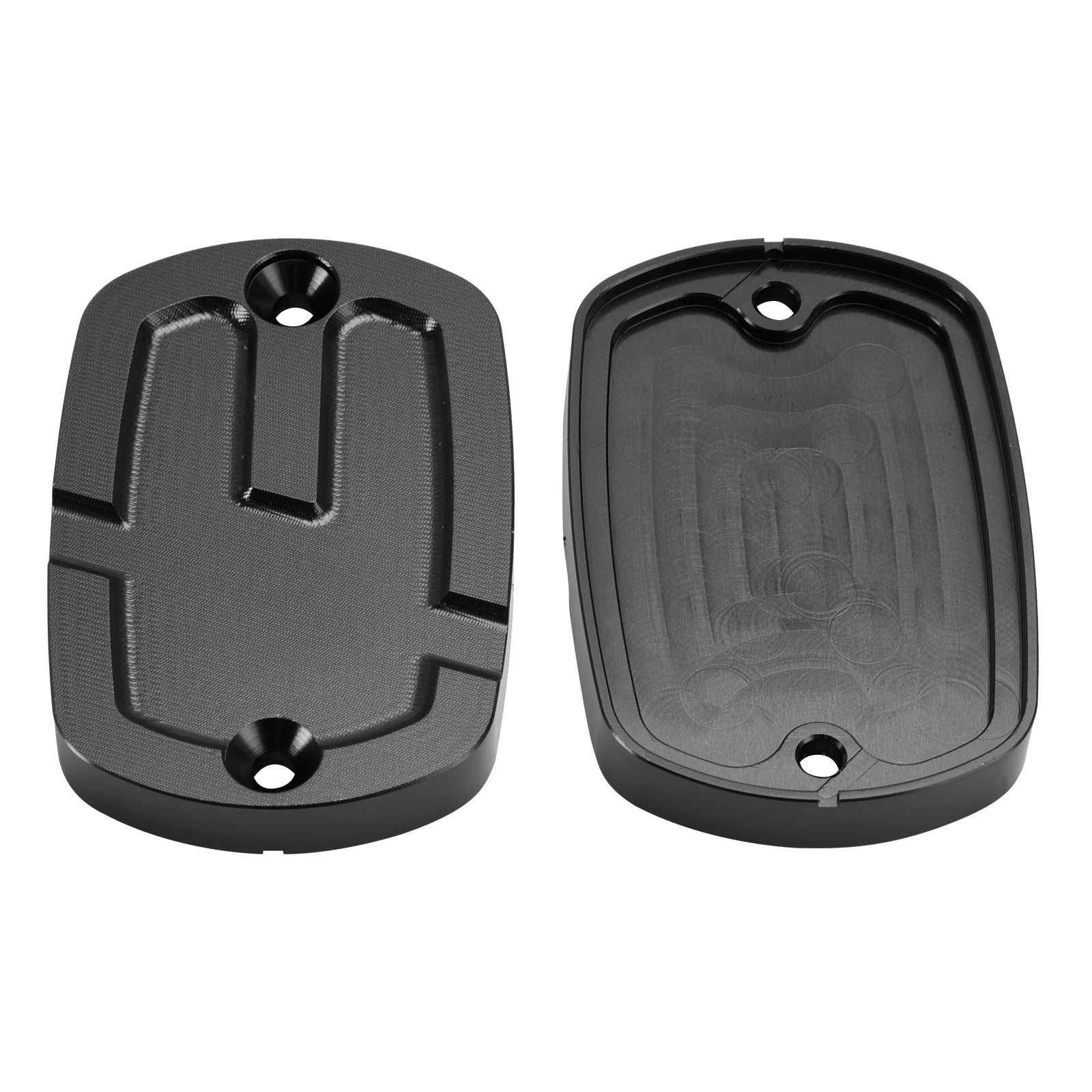 Yamaha T-MAX 500 530 SX DX 560 TECH MAX 2x Break Fluid Reservoir Caps Black Fluid