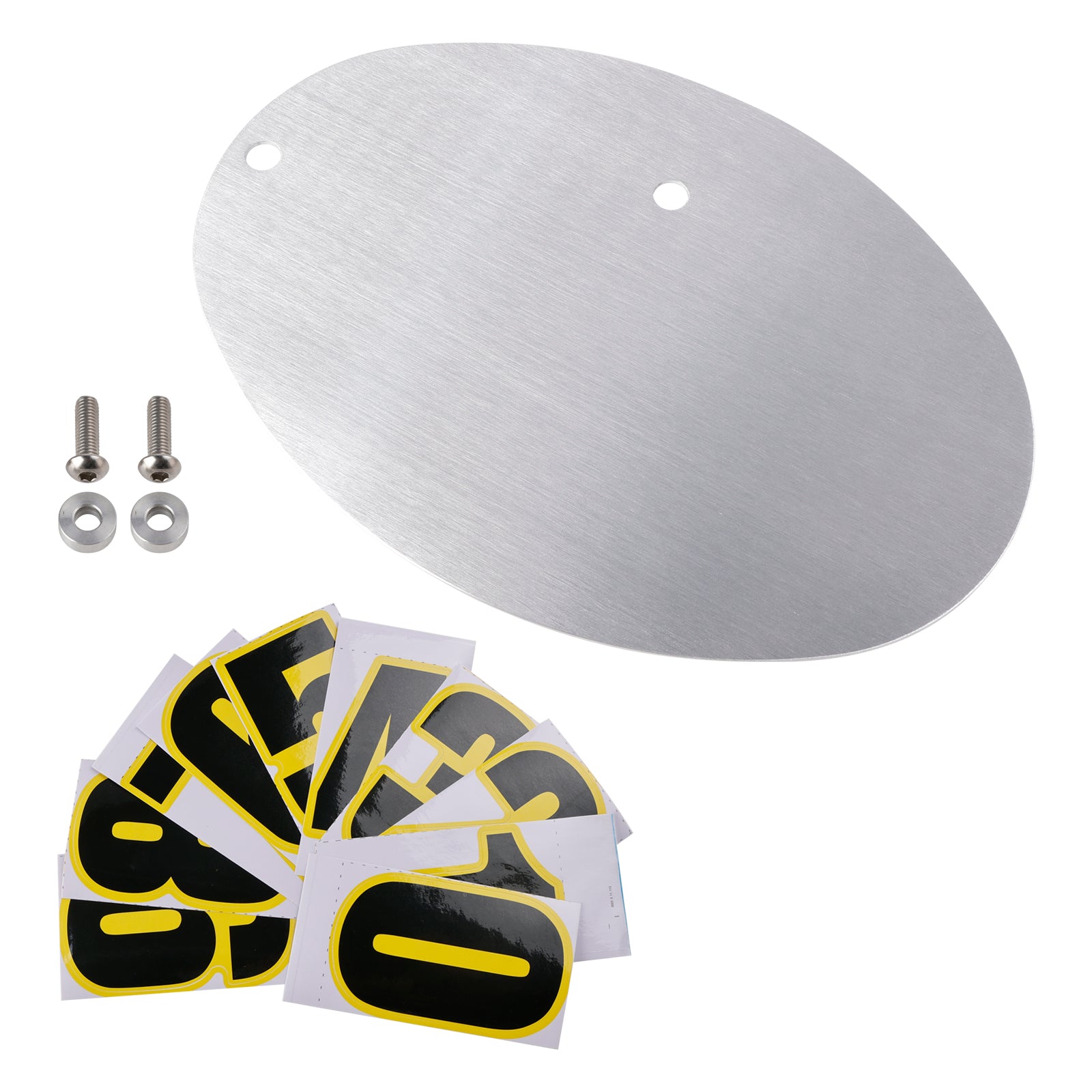 Diy Universal Motorcycle LZEČNÍ TRAK ALIMINUM VLASTNÍ OVLACE ČÍSLA