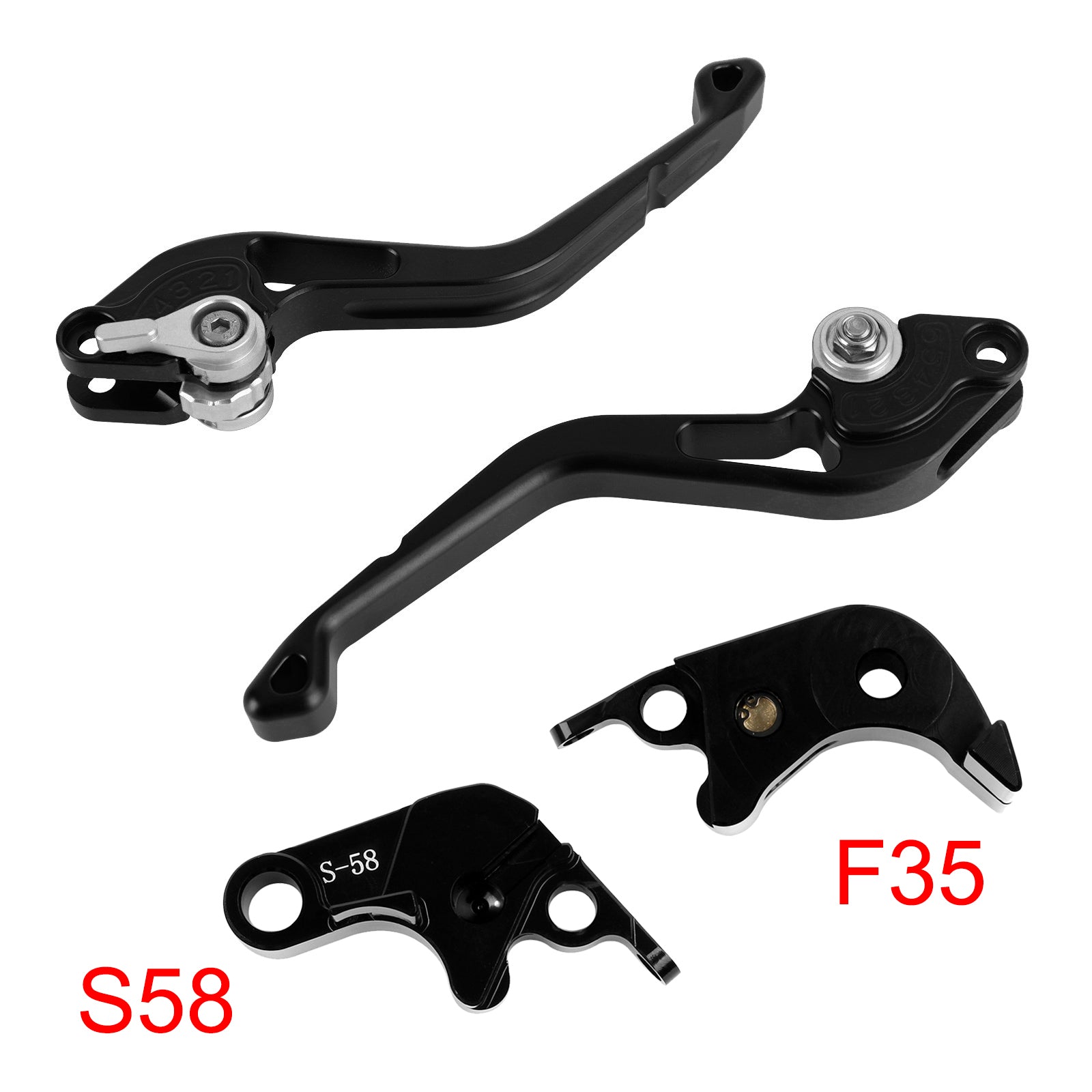 2015 Silver Suzuki GSX-S1000/F NEW Short Clutch Brake Lever