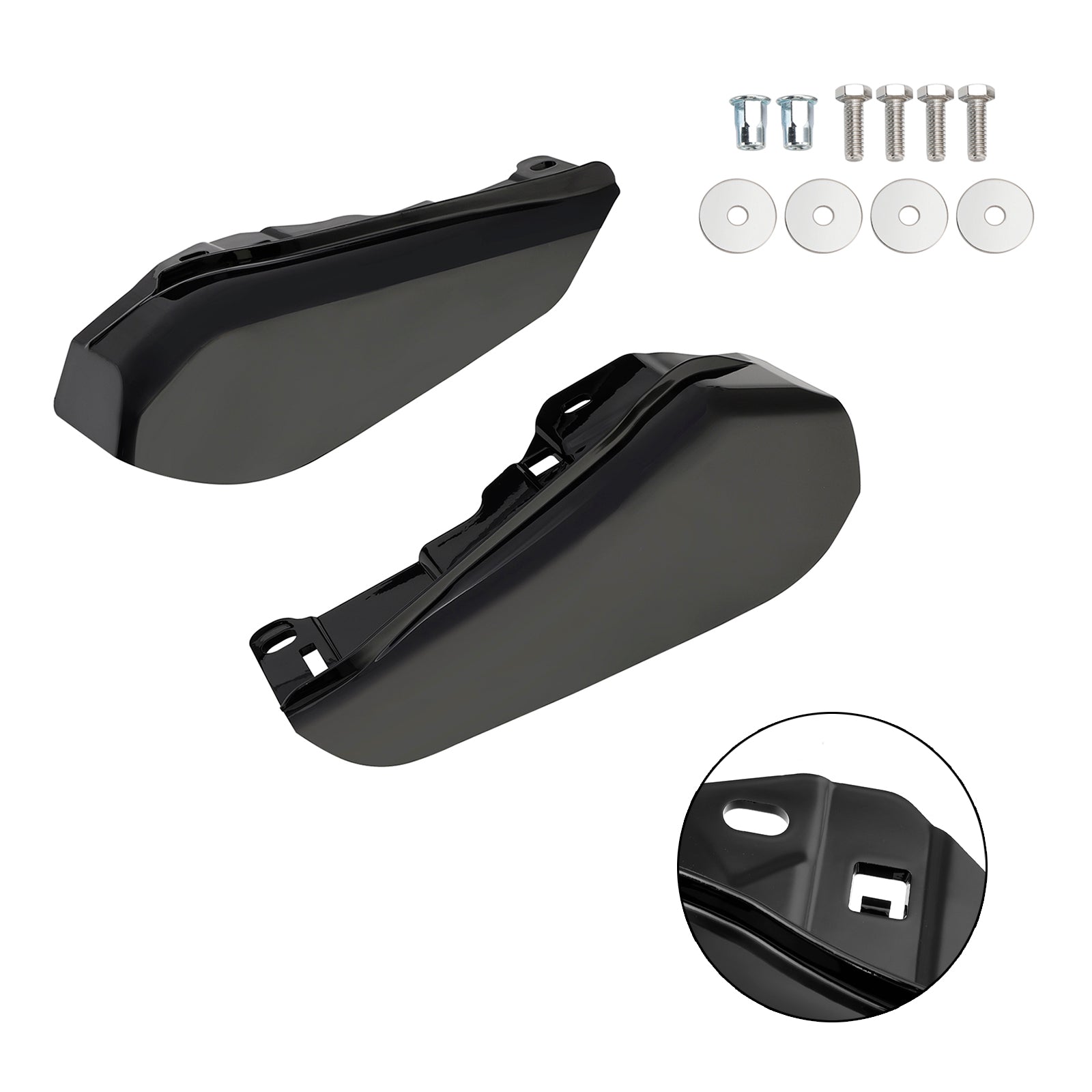 23-24 Touring CVO Street Glide Road Glide Mid-Frame Air Heat Deflector