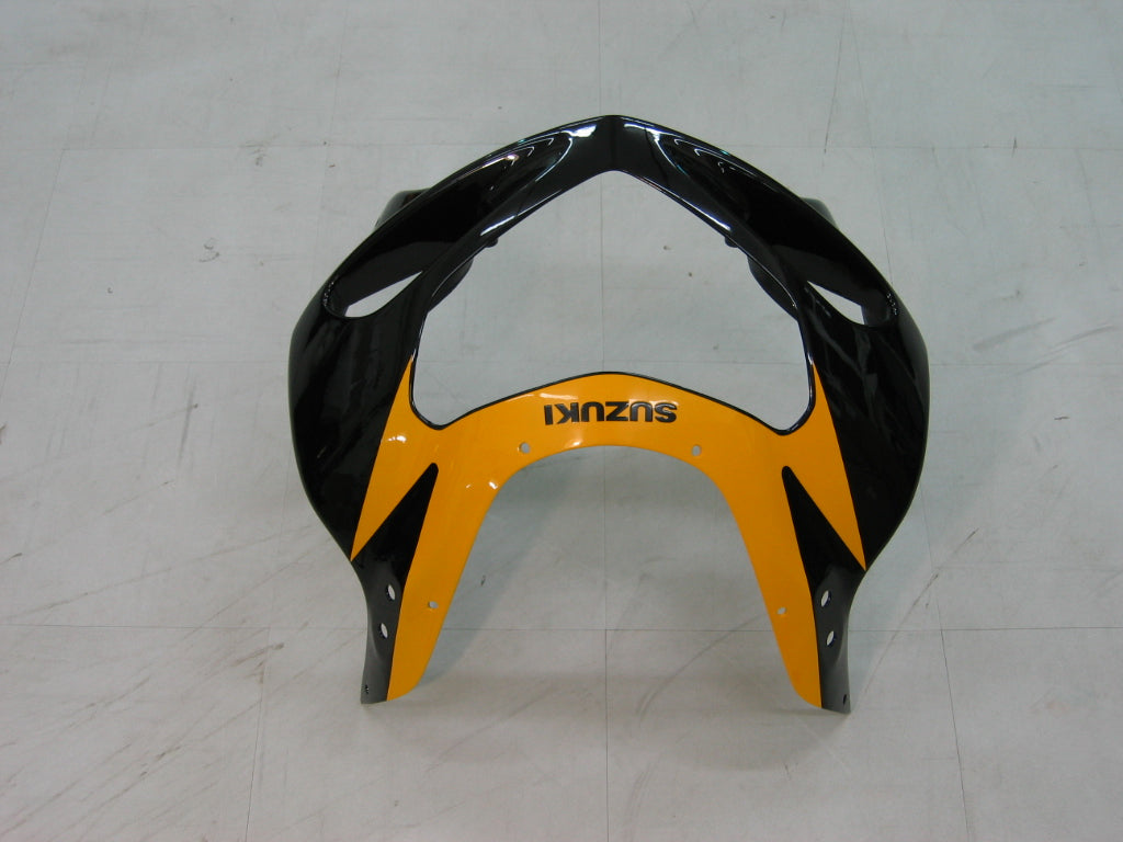 Amotopart 2001-2003 Suzuki GSXR600 Yellow Black Fairing Kit