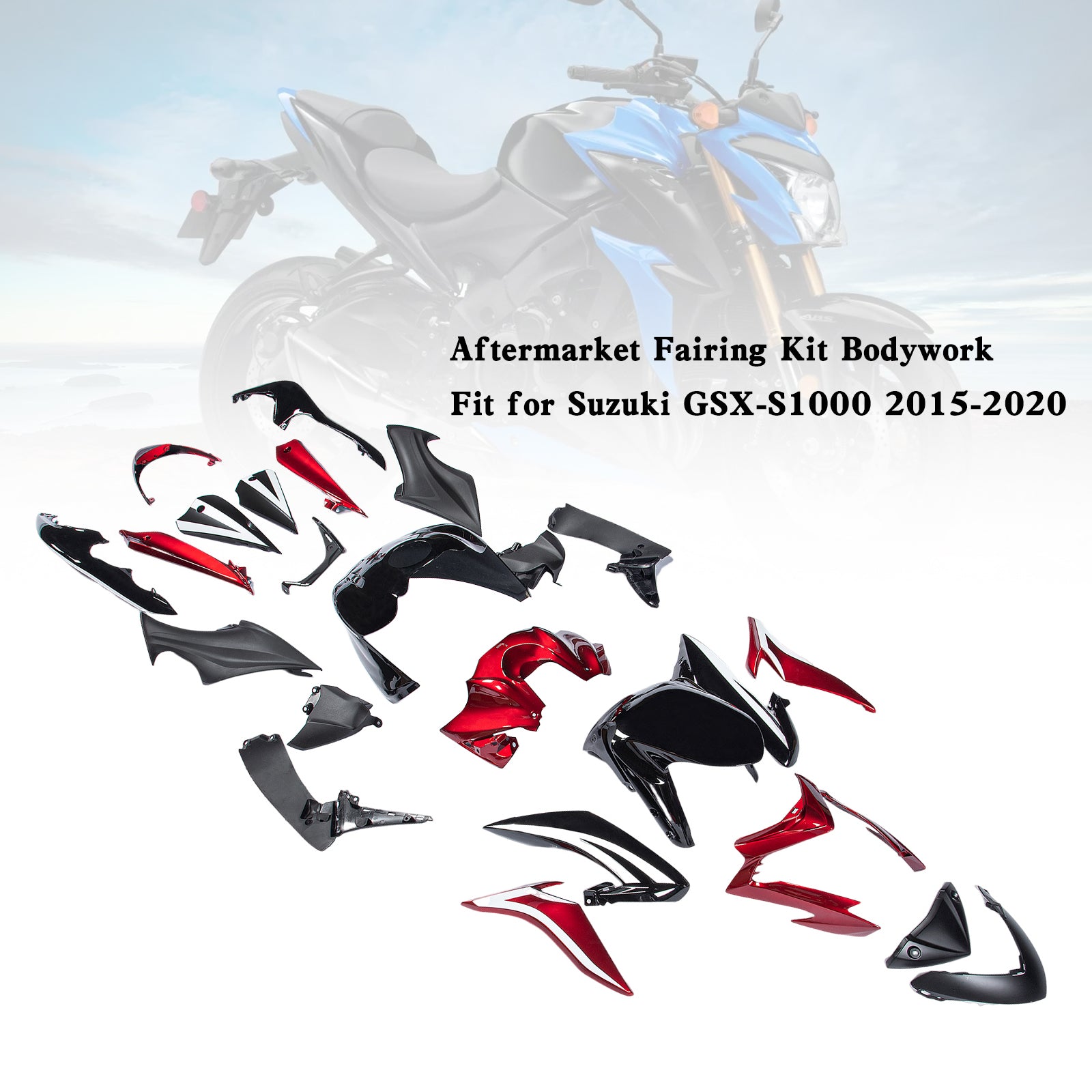 Amotopart (2015-2020) Suzuki GSX-S 1000 Fairing Kit Colletion 1