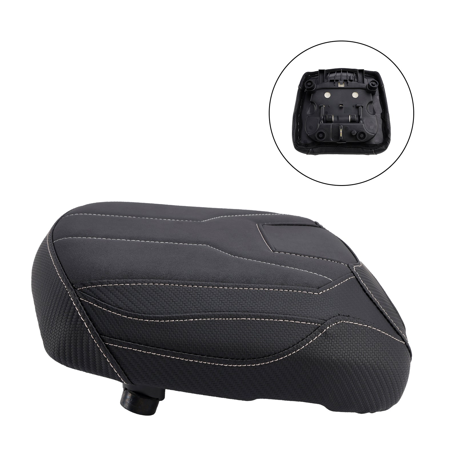 Yamaha Tracer 9 GT 21-23 hinterer Beifahrersitzkissen pucken flach schwarz