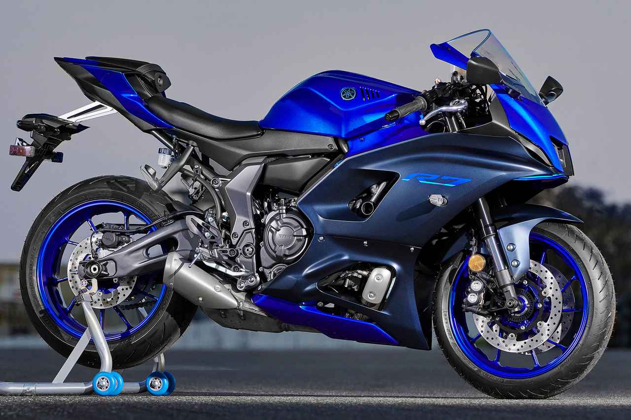 Amotopart 2021-2024 ヤマハ YZF-R7 ブルー Style4 フェアリングキット