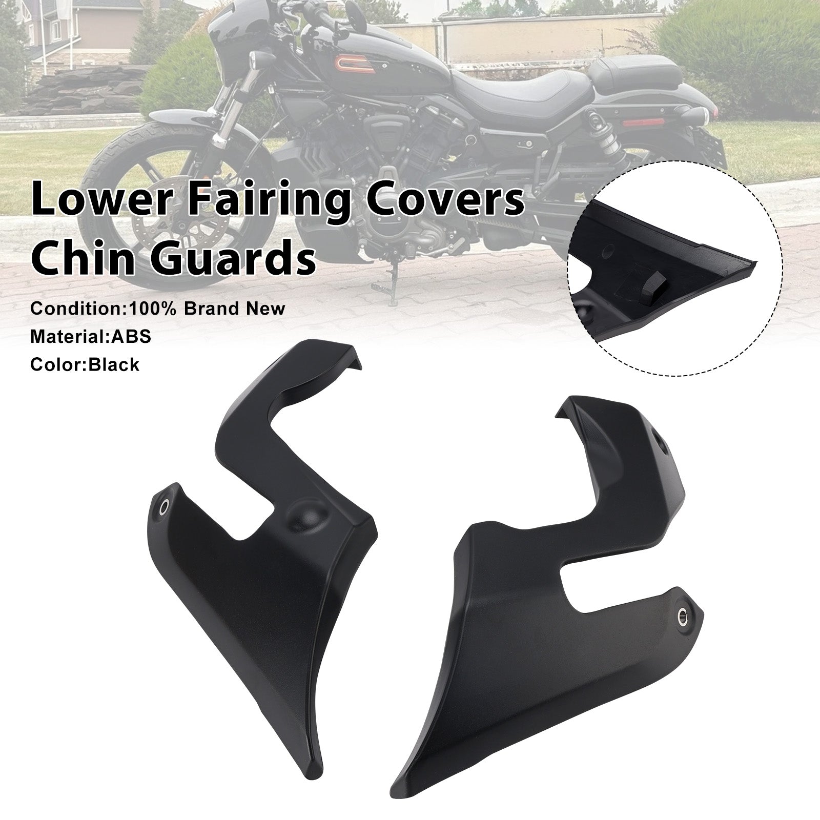 2022-2024 Nightster 975 RH975 Lower Fairing Covers Chin Guards