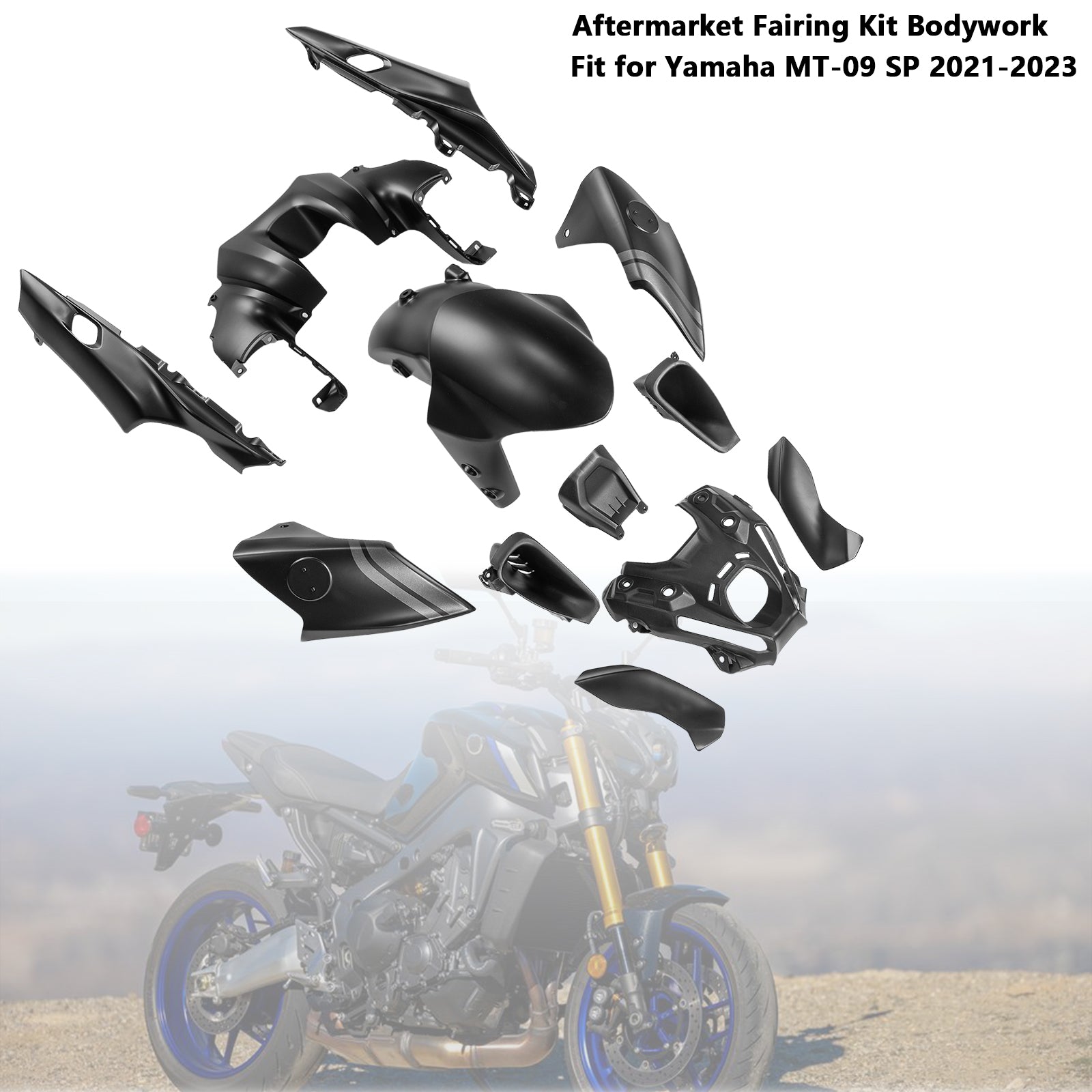 Amotopart 2021-2023 Yamaha MT 09 Verkleidungssatz