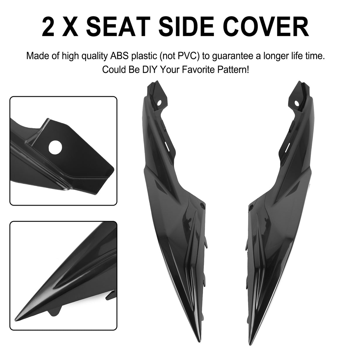 2017-2024 Suzuki GSXS750 GSX-S 750 Unpainted Tail Seat Side Cover Fairing