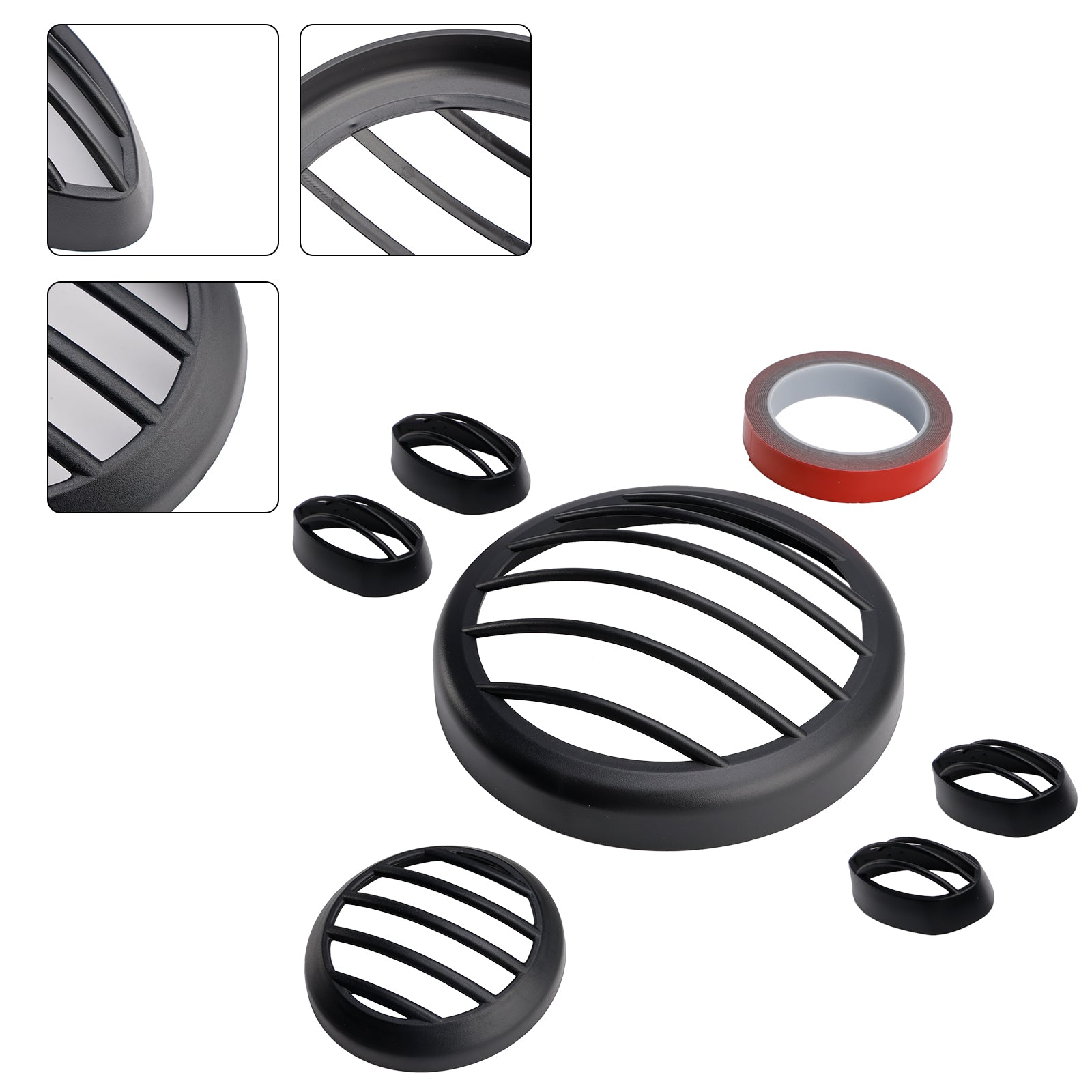 Yamaha PG-1 2023-2024 Headlight de garde de couvercle de couverture de couverture de couverture noir kit