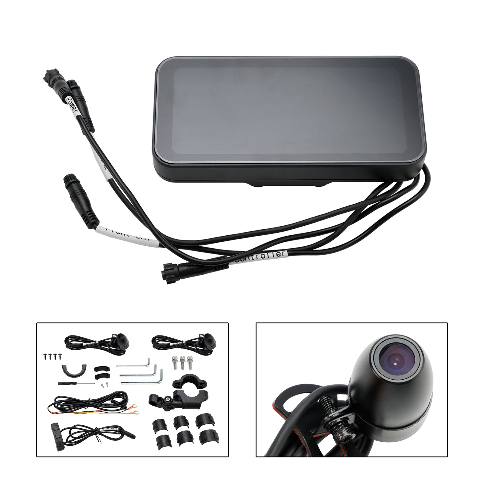 6.25Inch Universal Recorder Dvr Car Play Touch Screen For Scooter Motorcycle