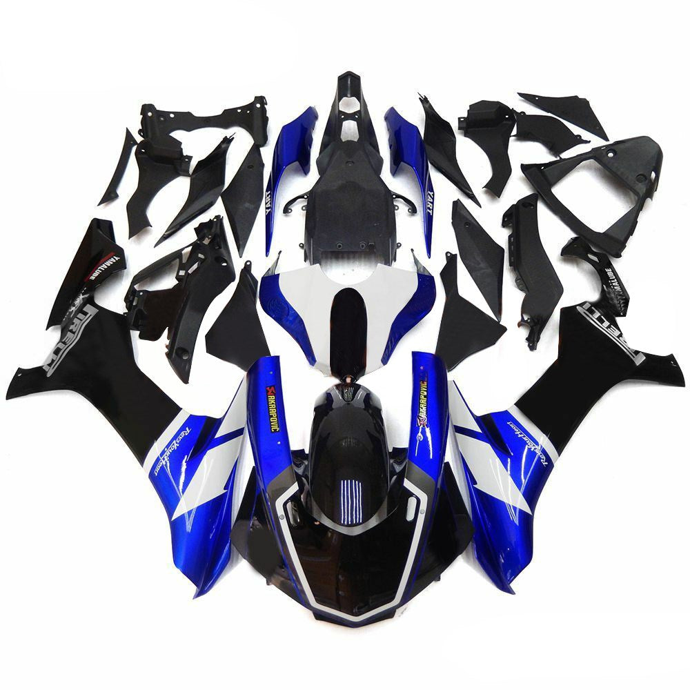 Amotopart 2015-2019 ヤマハ YZF 1000 R1 ブルー&ブラック フェアリングキット