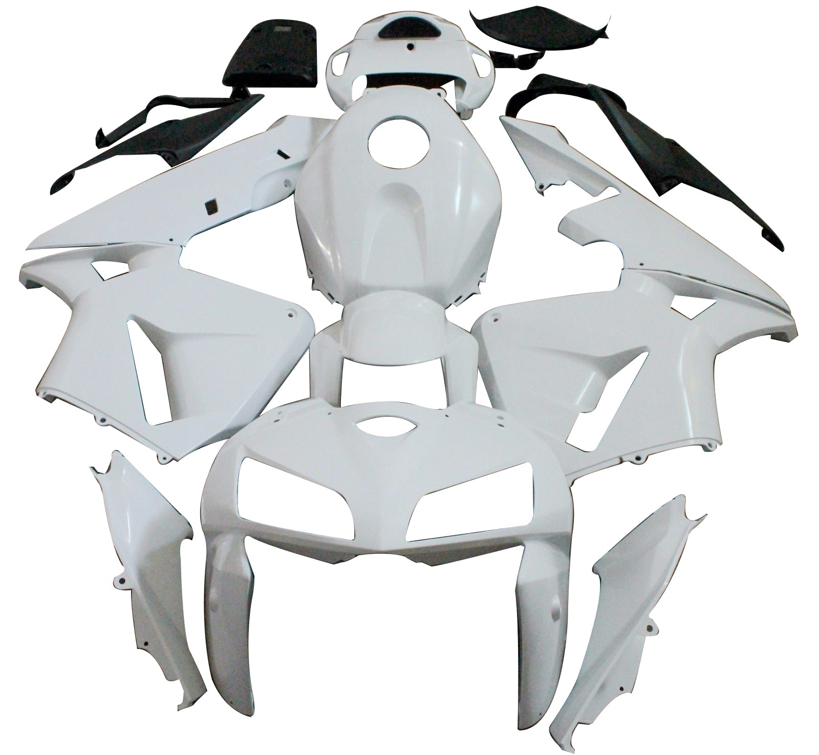 Amotopart Verkleidungssatz für Honda CBR600RR, 2005–2006, unlackiert